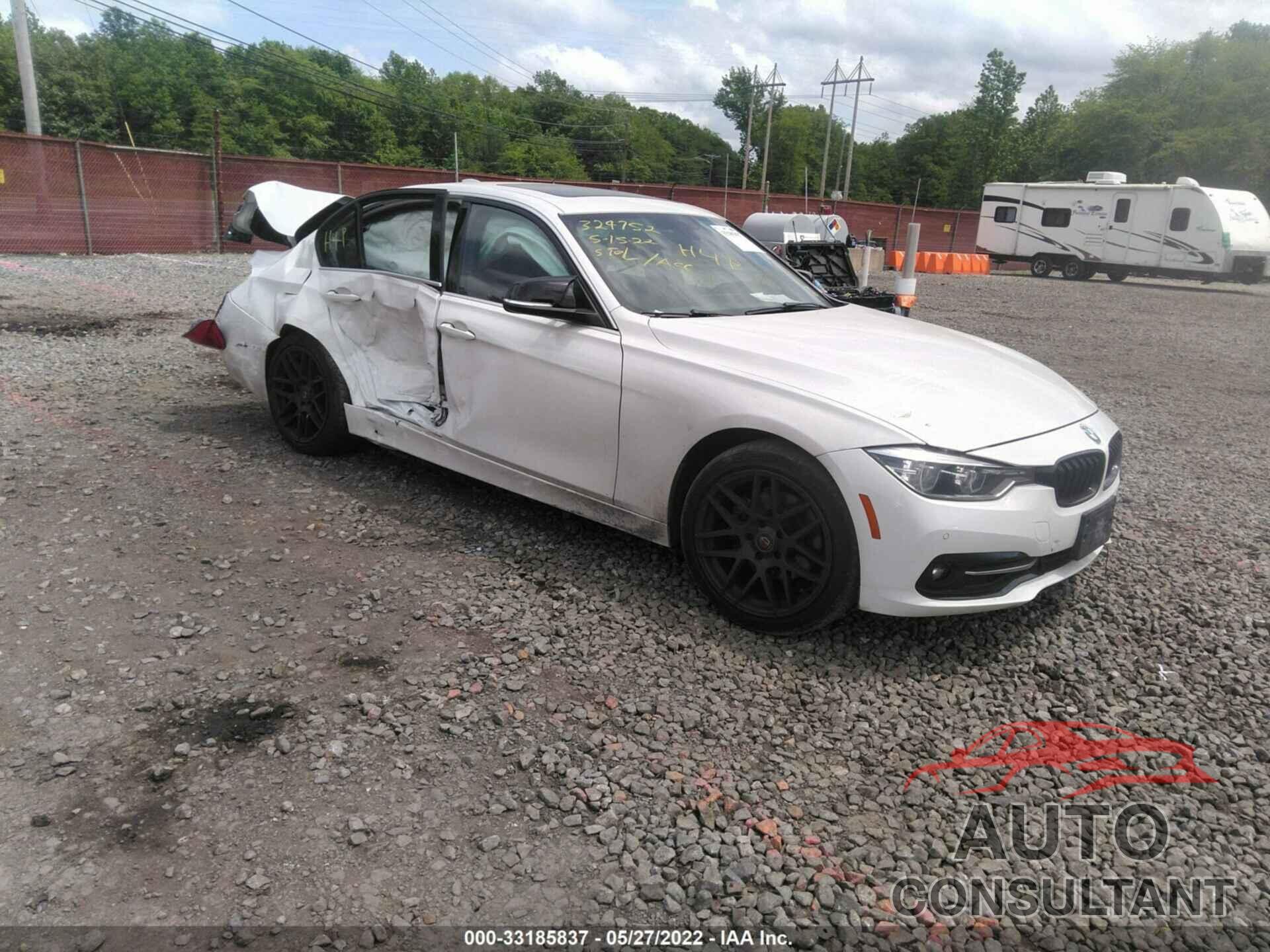 BMW 3 SERIES 2017 - WBA8D9G56HNU60823