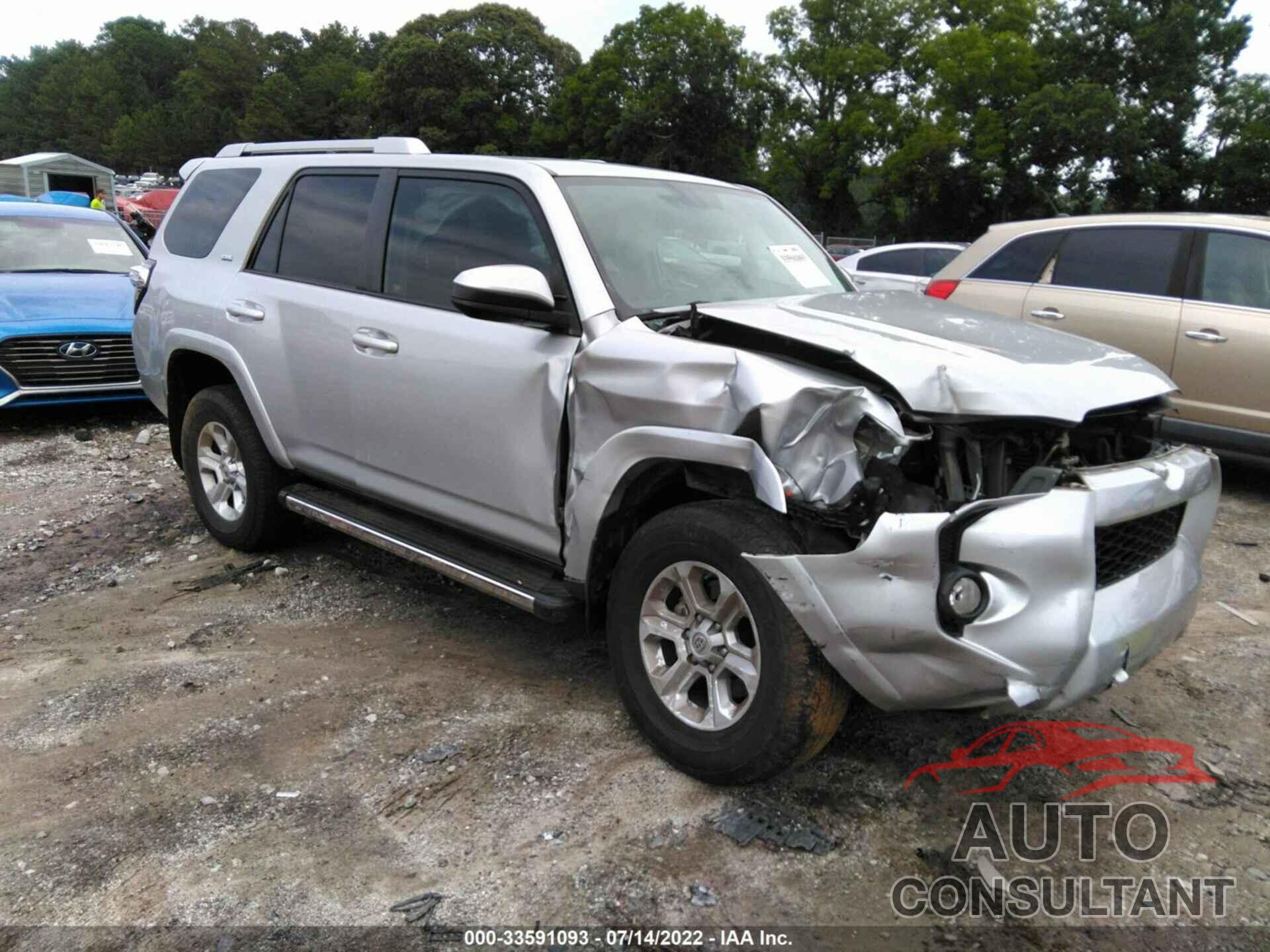 TOYOTA 4RUNNER 2017 - JTEZU5JR5H5156535