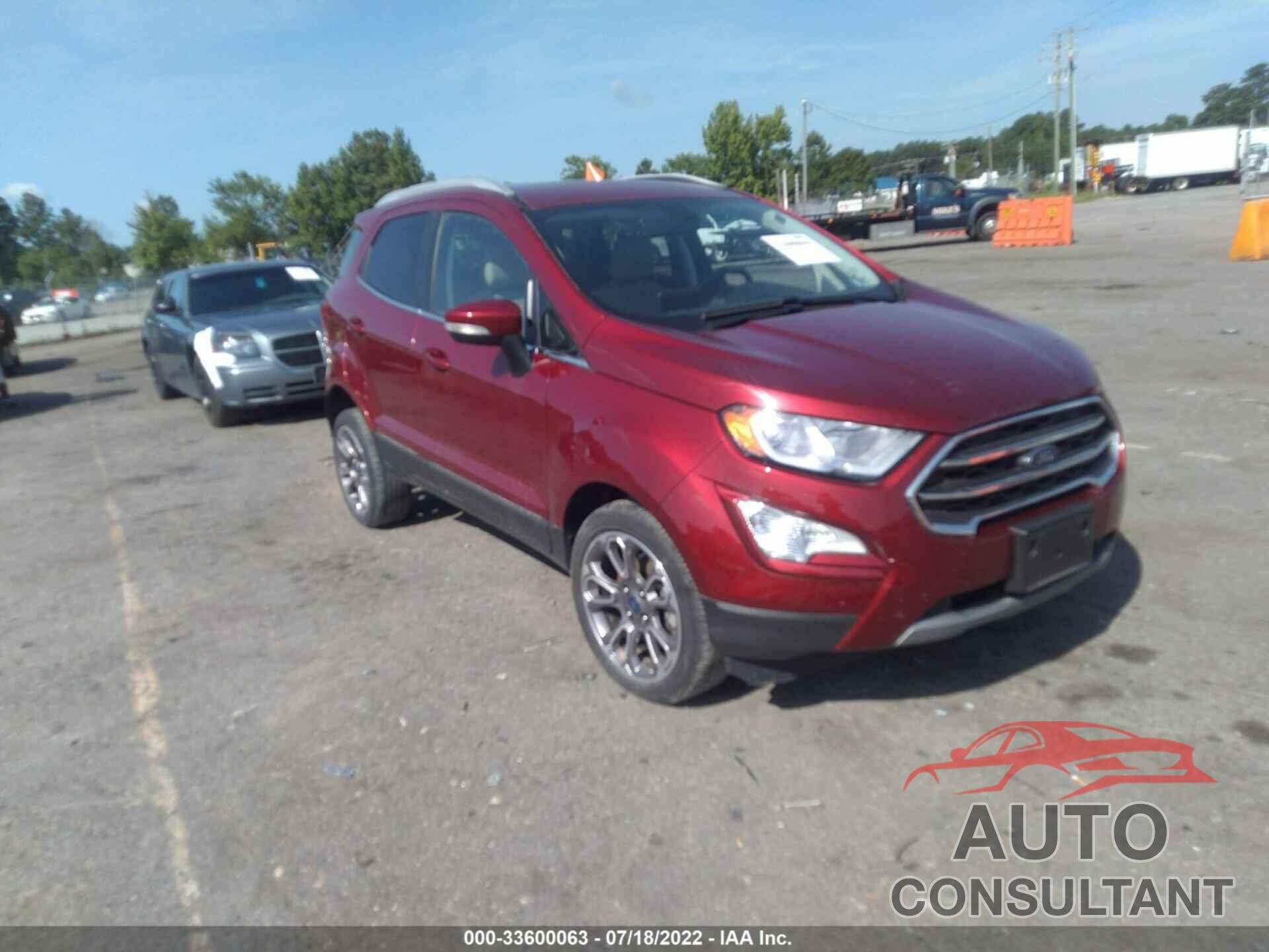 FORD ECOSPORT 2019 - MAJ6S3KL8KC294431