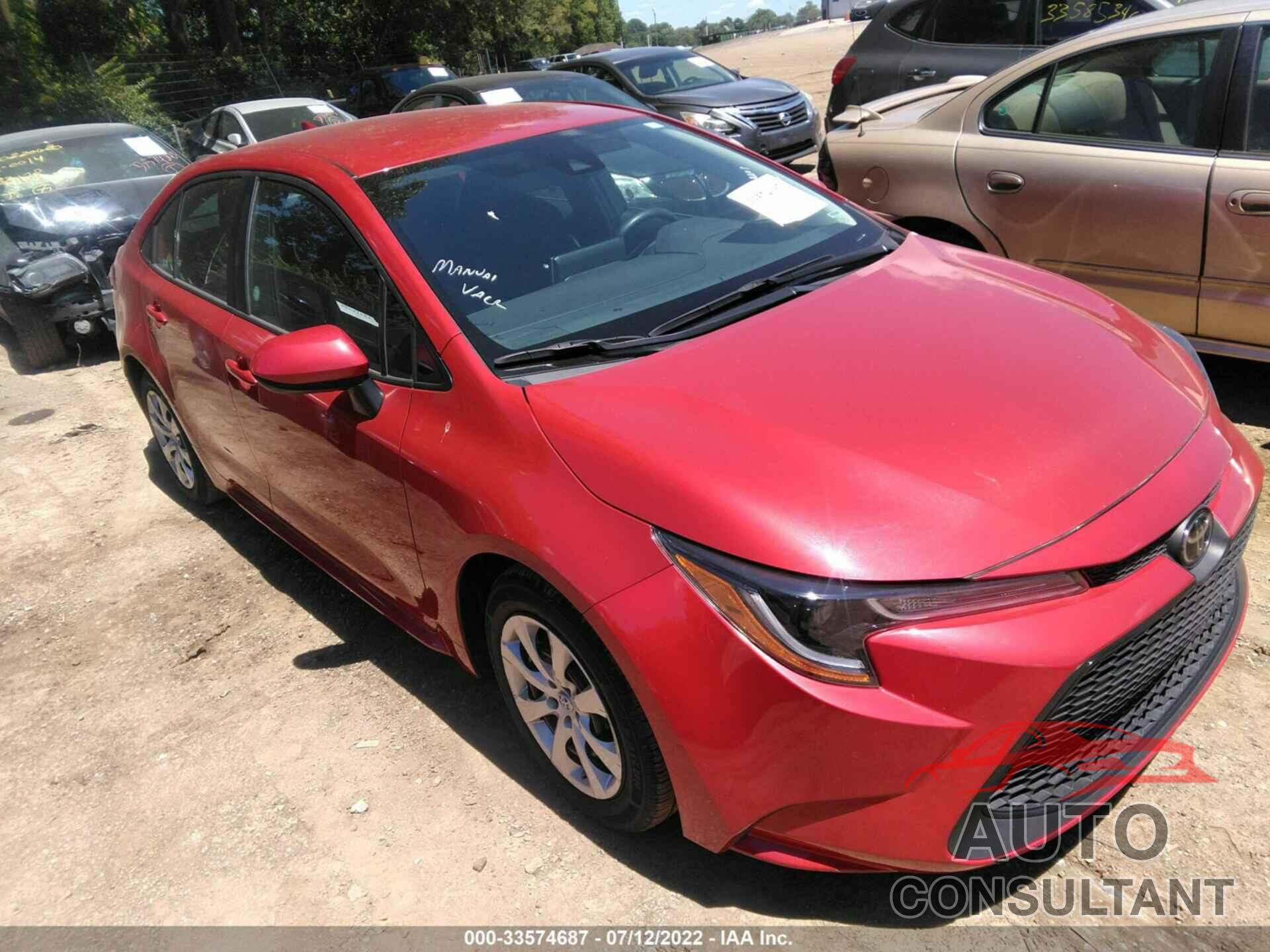 TOYOTA COROLLA 2021 - 5YFEPMAE8MP218606