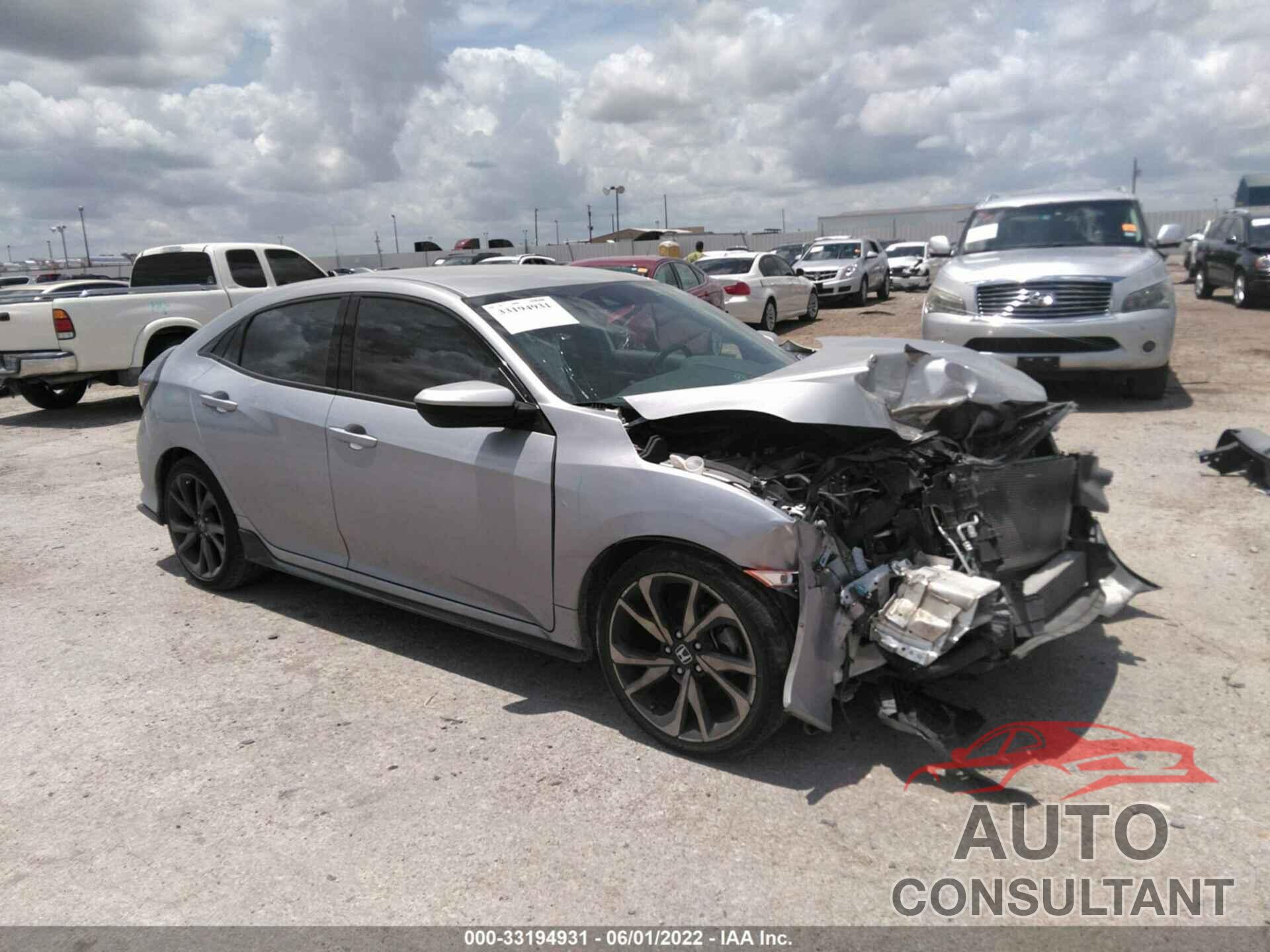 HONDA CIVIC HATCHBACK 2019 - SHHFK7H45KU419162