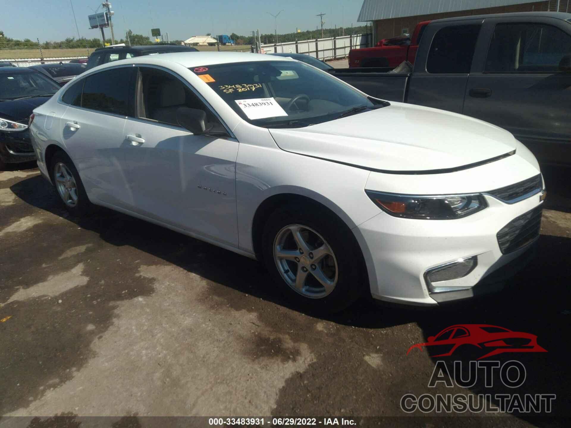 CHEVROLET MALIBU 2017 - 1G1ZC5ST6HF223342