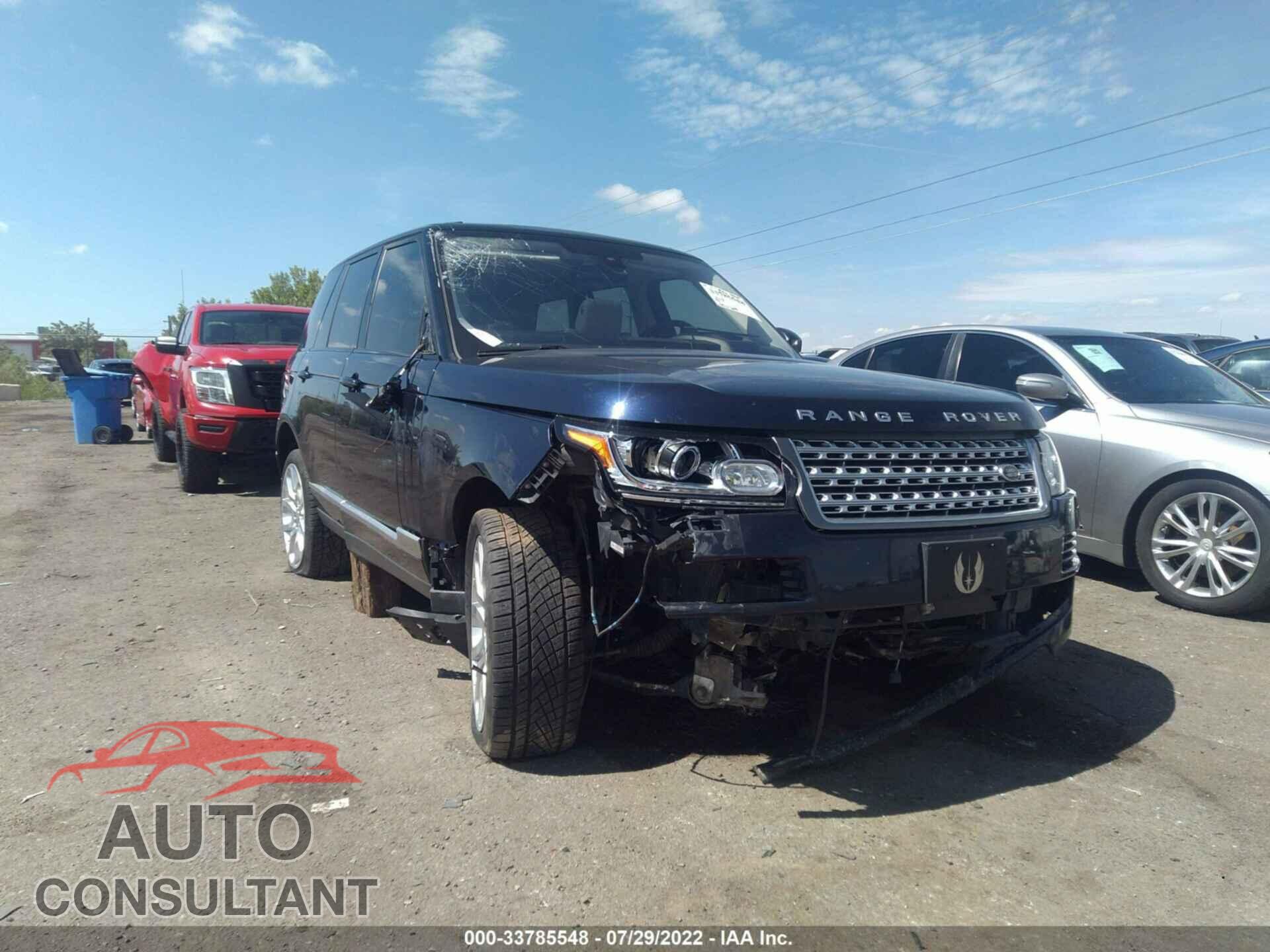 LAND ROVER RANGE ROVER 2016 - SALGS2EF4GA271545