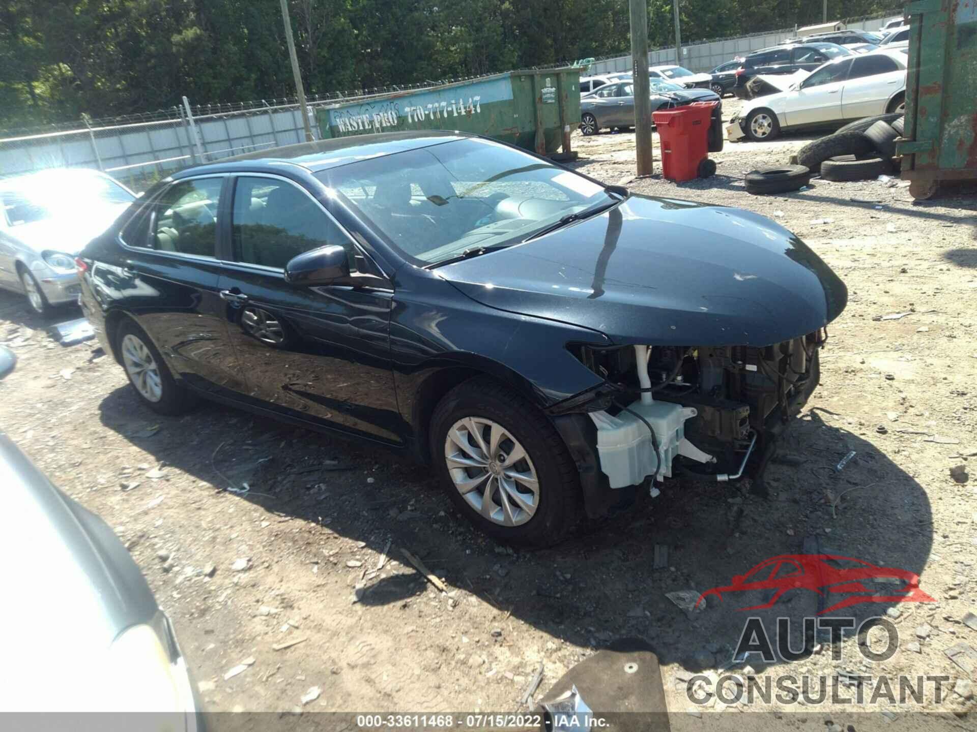 TOYOTA CAMRY 2017 - 4T1BF1FK6HU760259