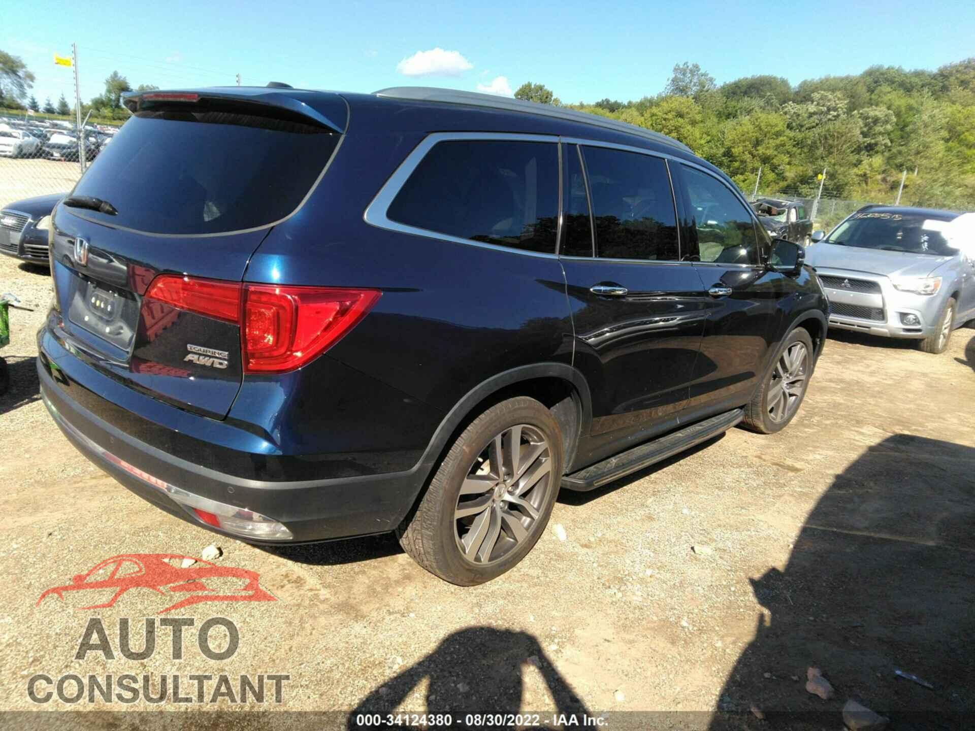 HONDA PILOT 2016 - 5FNYF6H96GB073604