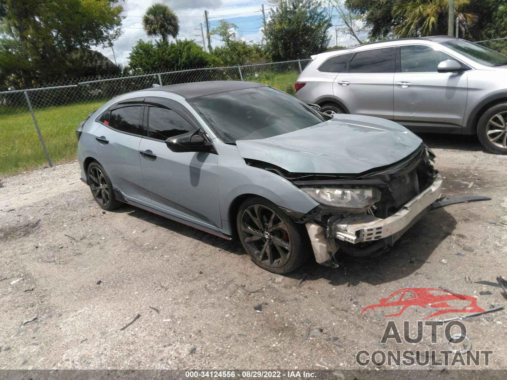 HONDA CIVIC HATCHBACK 2017 - SHHFK7H46HU213311