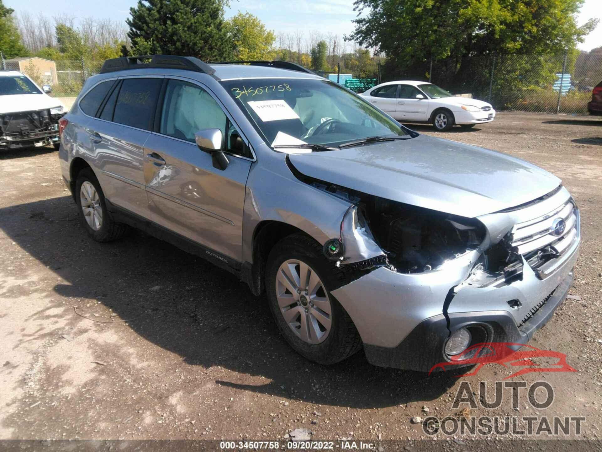SUBARU OUTBACK 2016 - 4S4BSBCC2G3335544