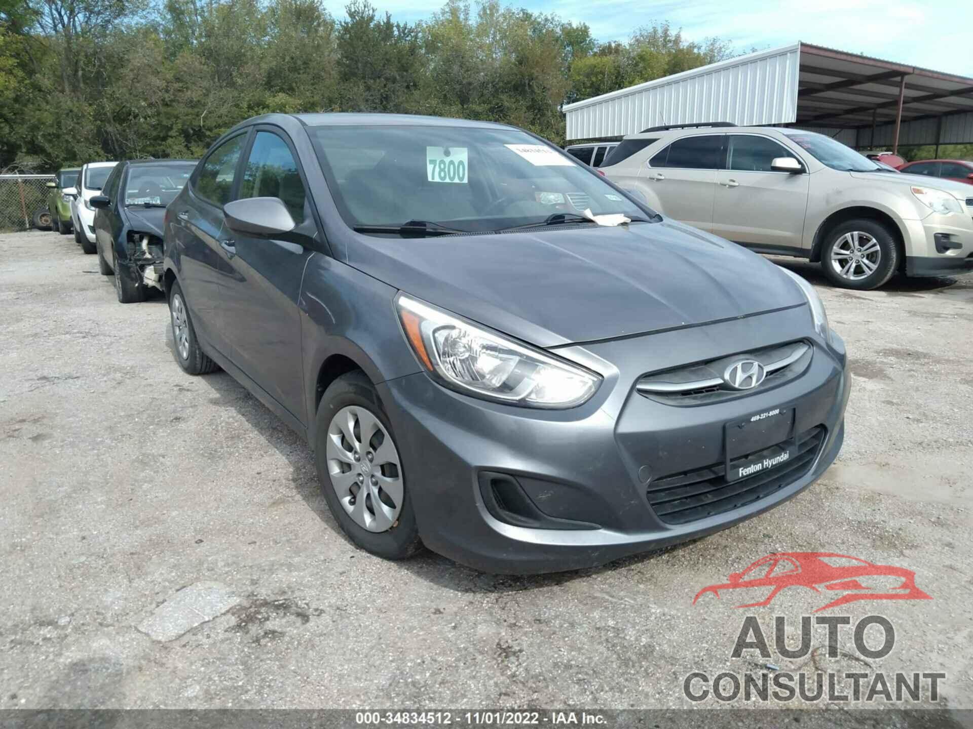 HYUNDAI ACCENT 2016 - KMHCT4AE9GU140620