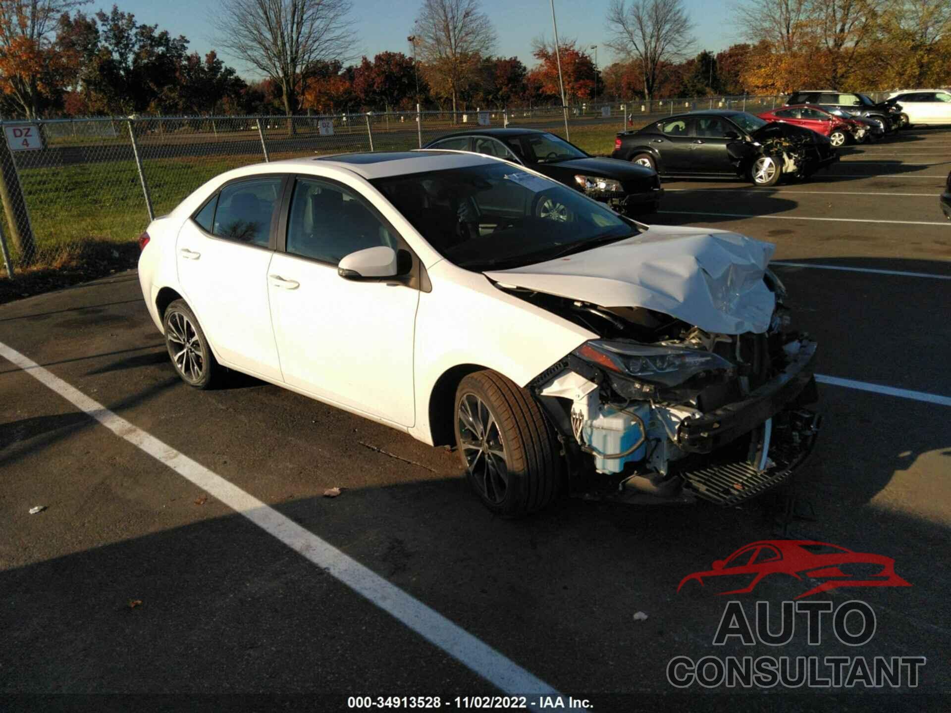 TOYOTA COROLLA 2019 - 2T1BURHE6KC125305