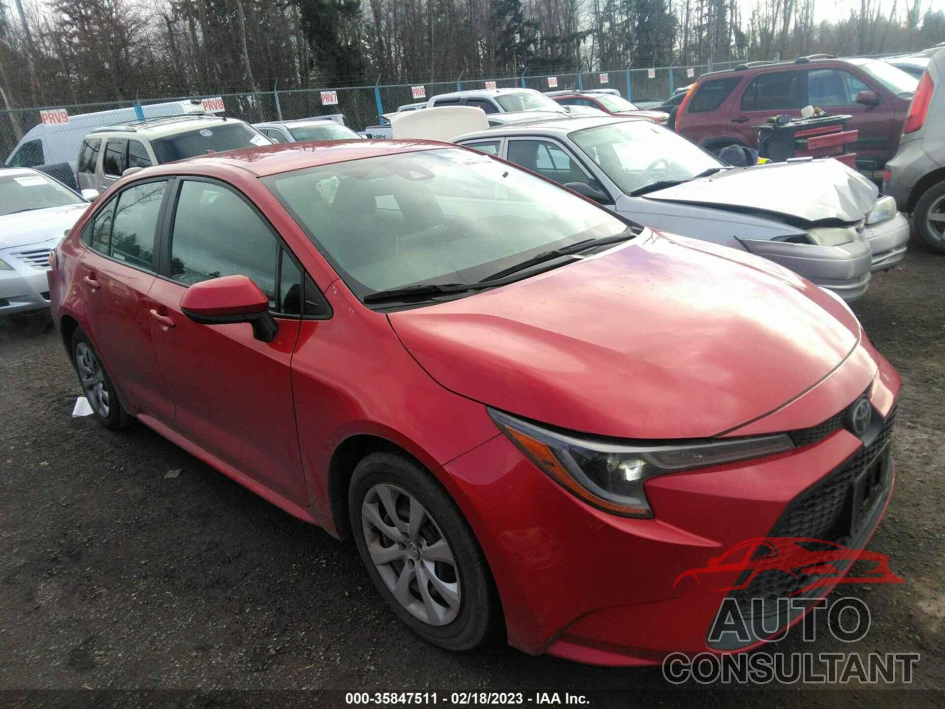 TOYOTA COROLLA 2020 - 5YFEPRAE1LP136843