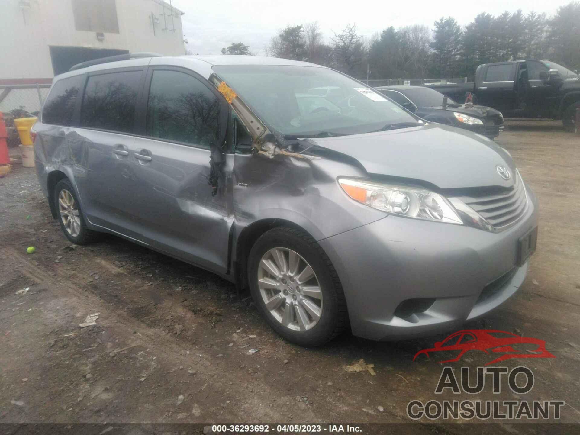 TOYOTA SIENNA 2017 - 5TDJZ3DC6HS152499