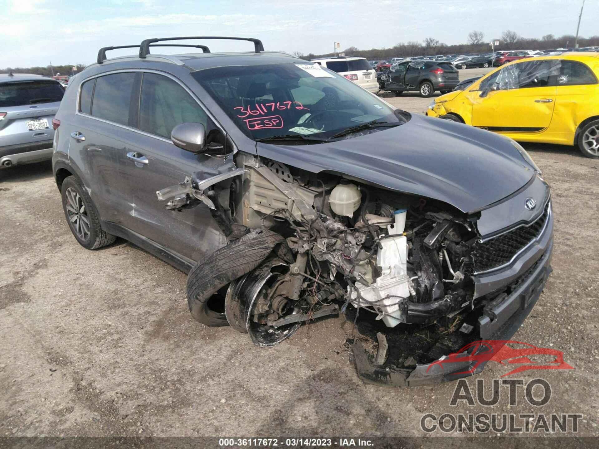 KIA SPORTAGE 2019 - KNDPN3AC5K7600551