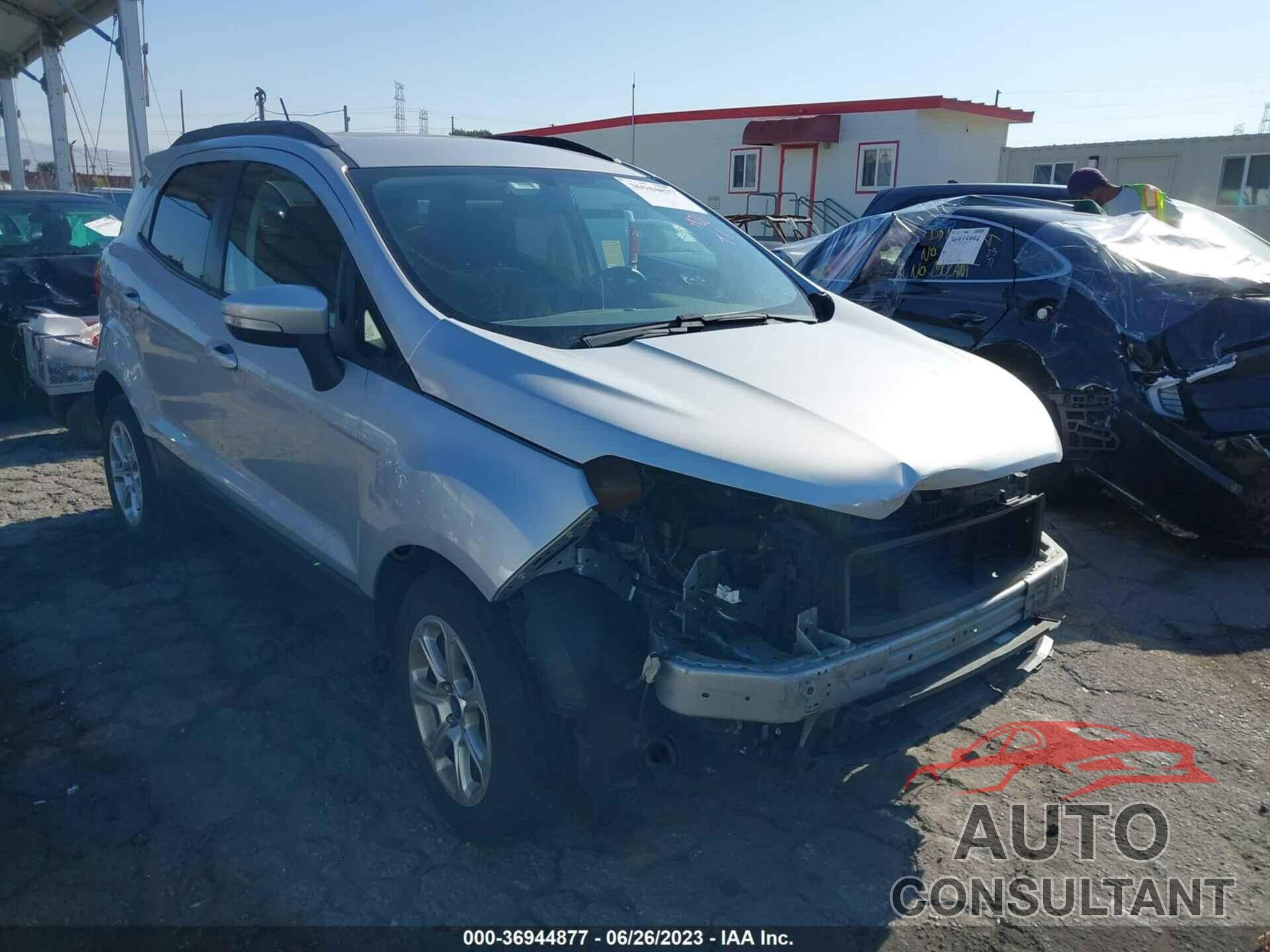 FORD ECOSPORT 2018 - MAJ3P1TE9JC244595