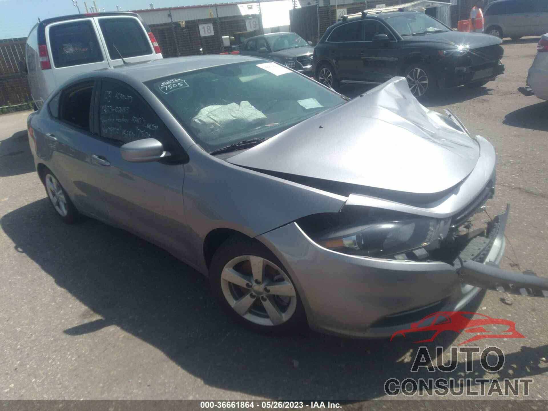 DODGE DART 2016 - 1C3CDFBB7GD727890