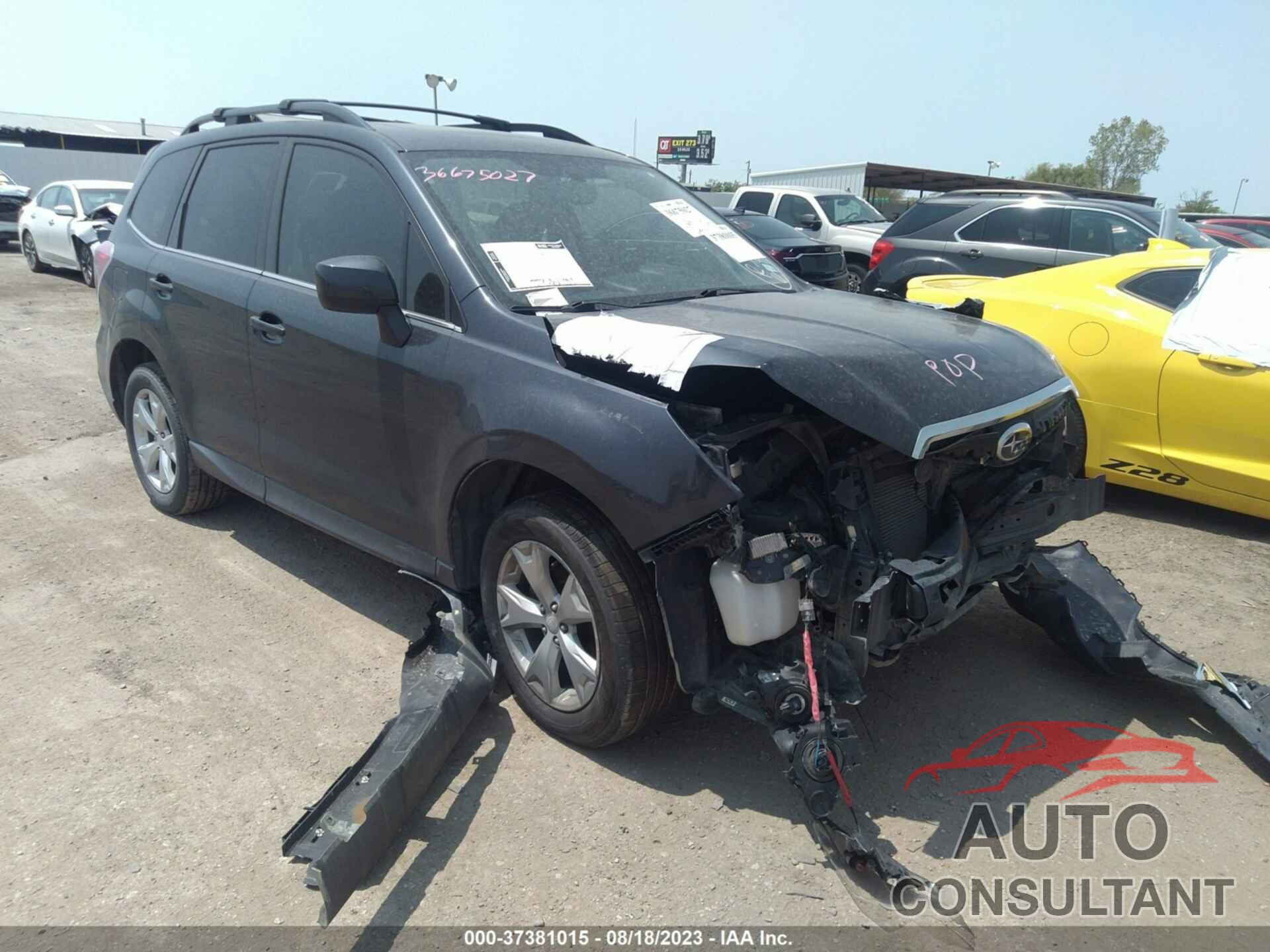 SUBARU FORESTER 2016 - JF2SJAHC9GH412683