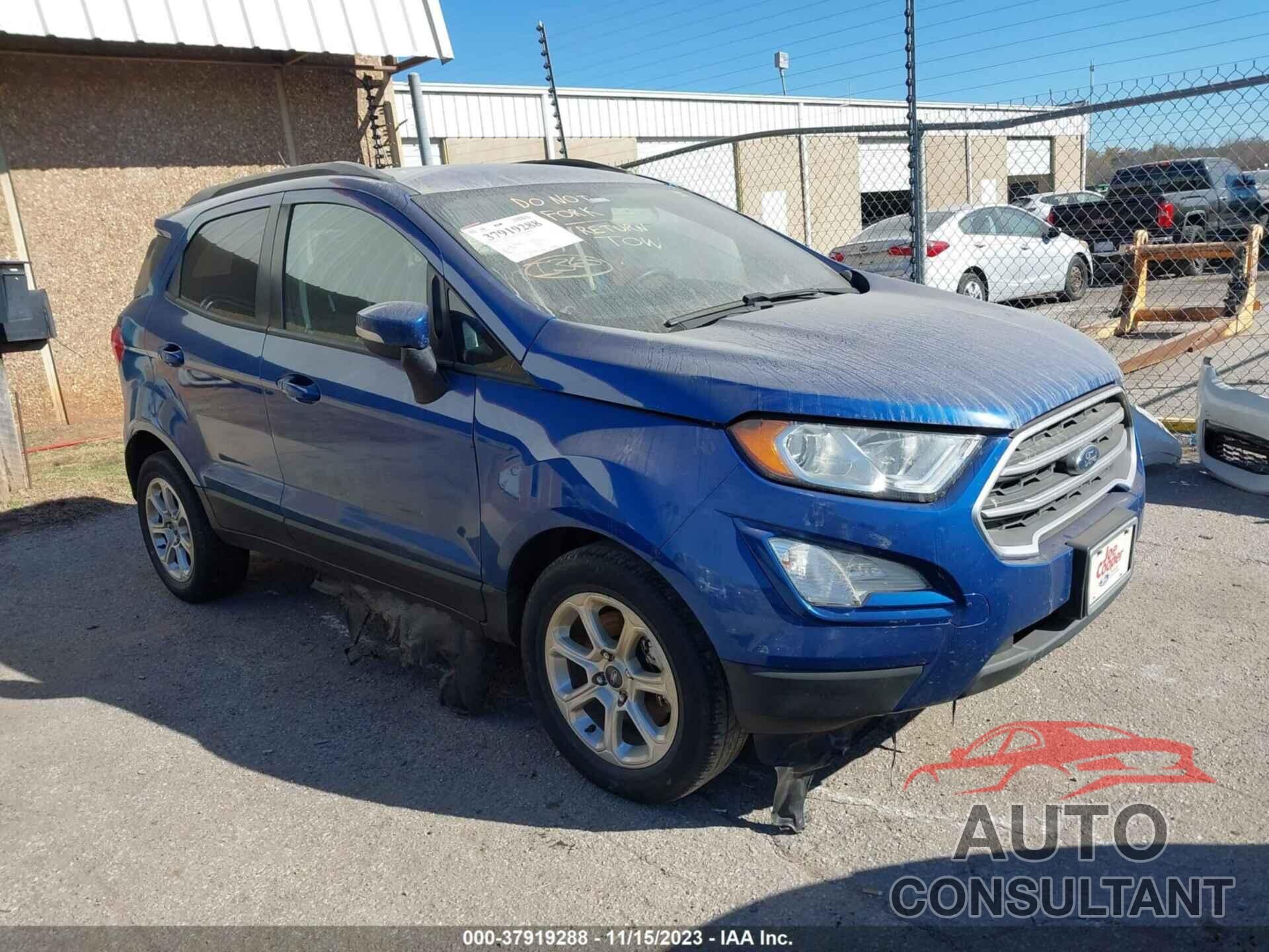 FORD ECOSPORT 2020 - MAJ3S2GE9LC318065