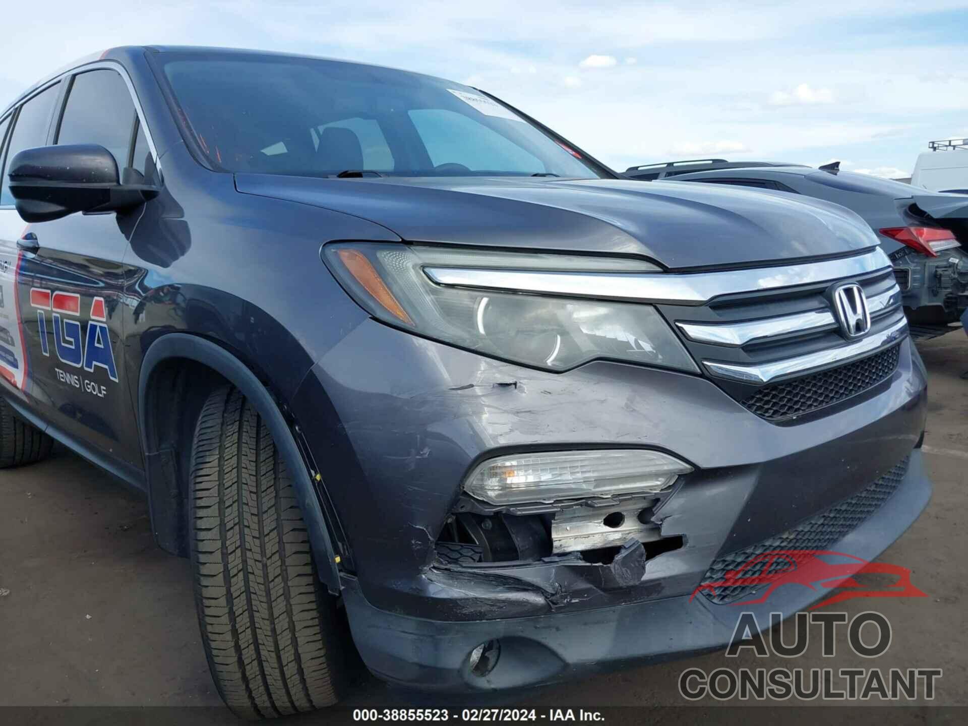 HONDA PILOT 2016 - 5FNYF6H59GB112277