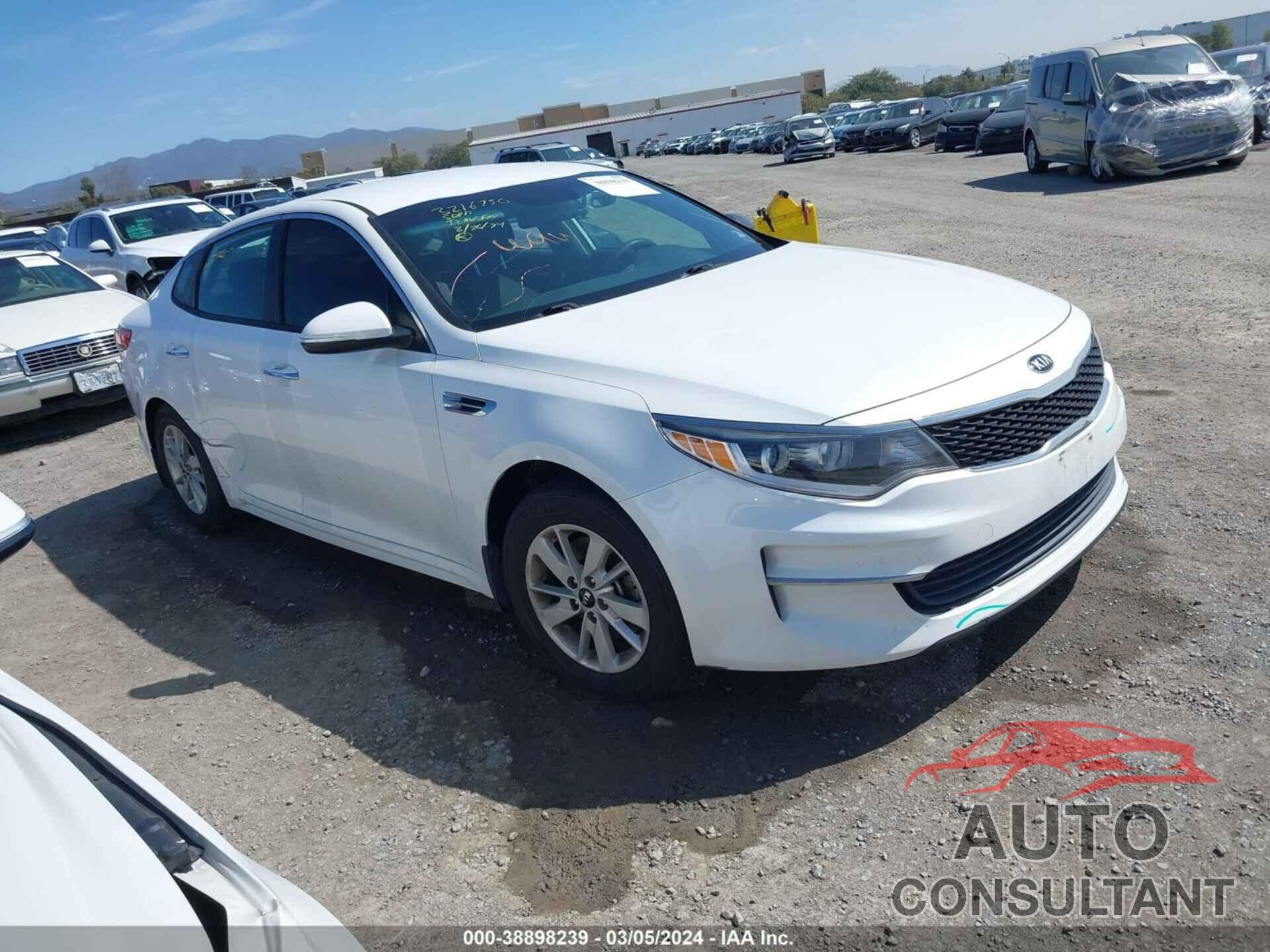 KIA OPTIMA 2016 - KNAGT4L3XG5076970