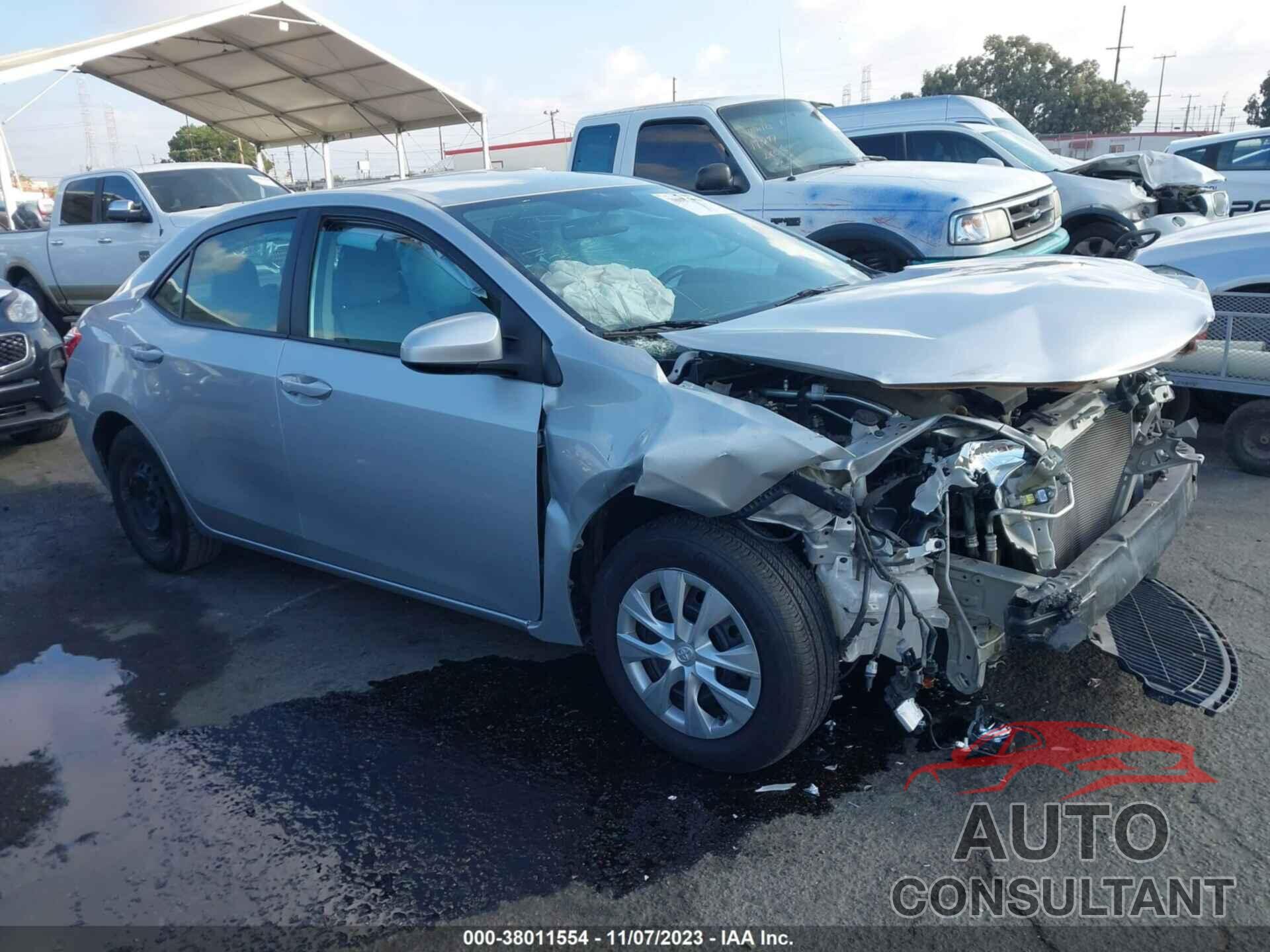 TOYOTA COROLLA 2016 - 5YFBURHE5GP384827