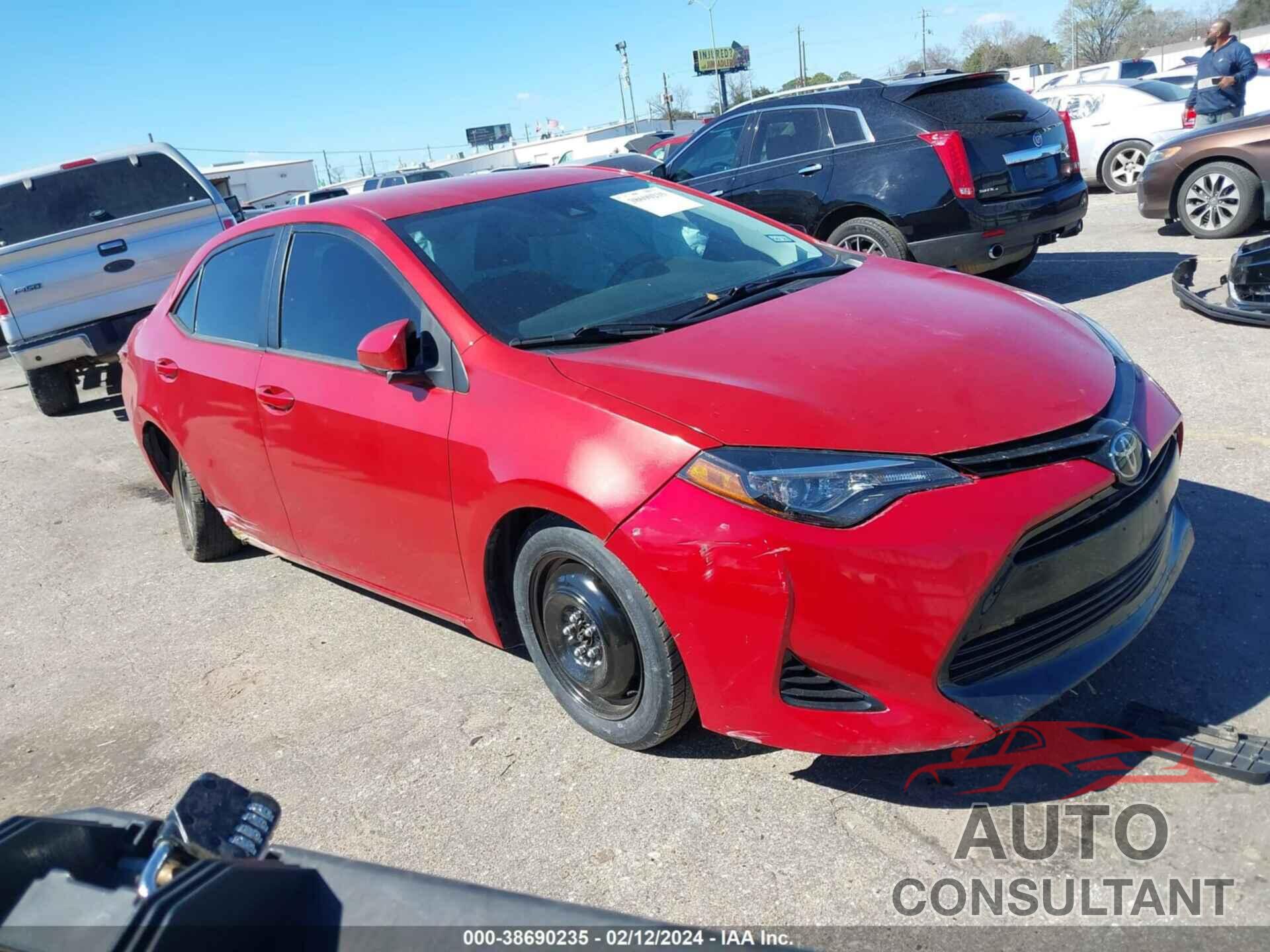 TOYOTA COROLLA 2019 - 5YFBURHE6KP879112