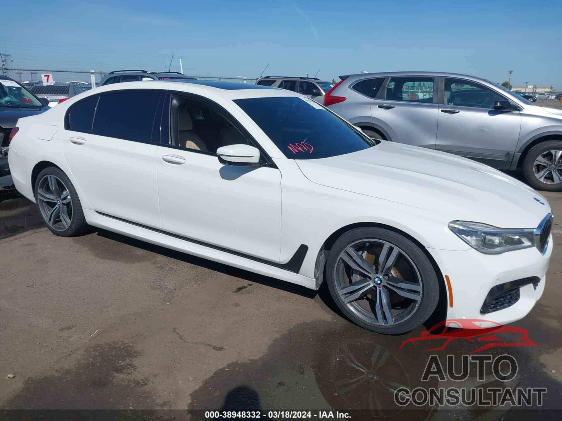 BMW 750I 2016 - WBA7F0C59GGL99137