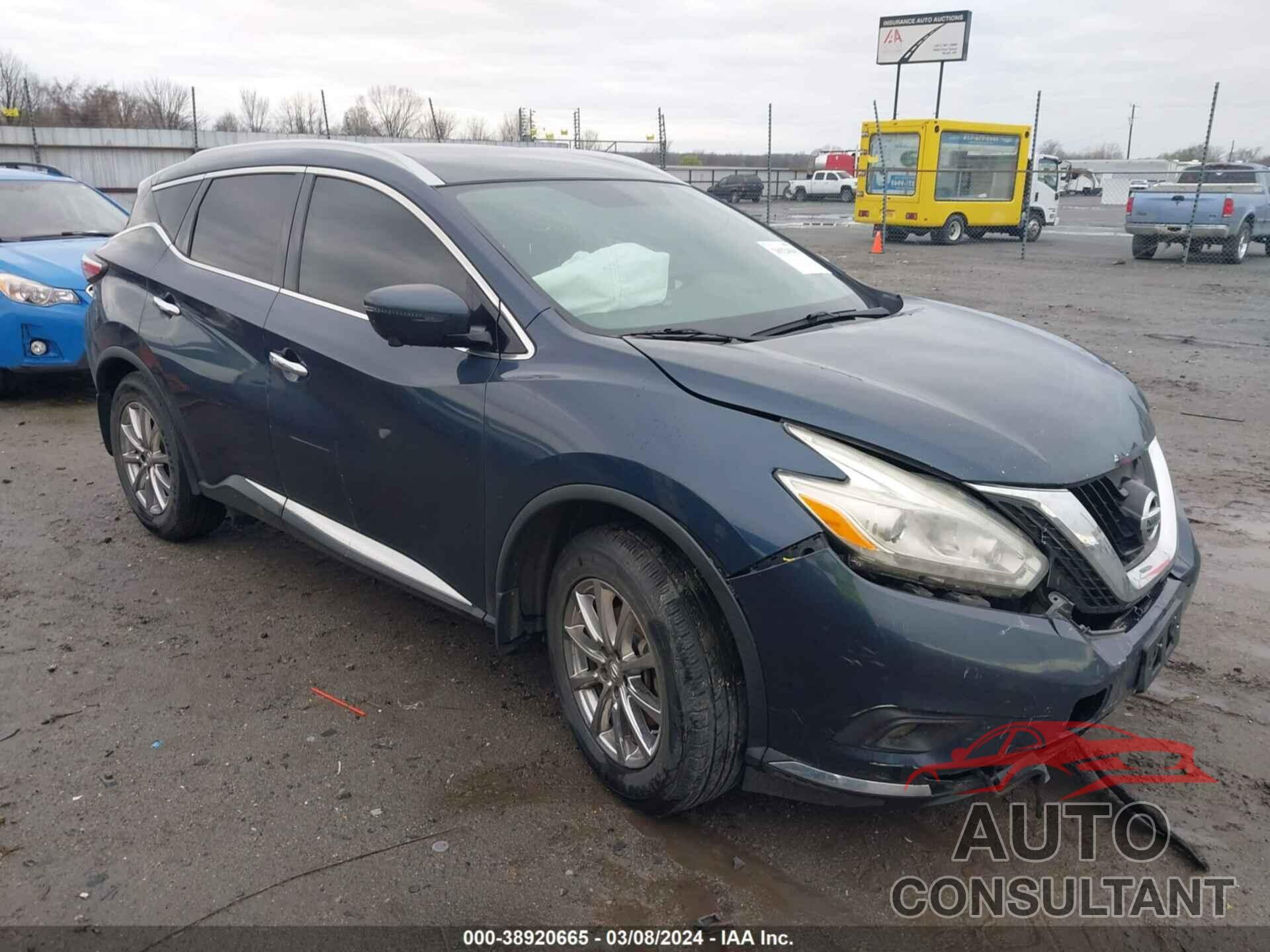 NISSAN MURANO 2016 - 5N1AZ2MG7GN139287