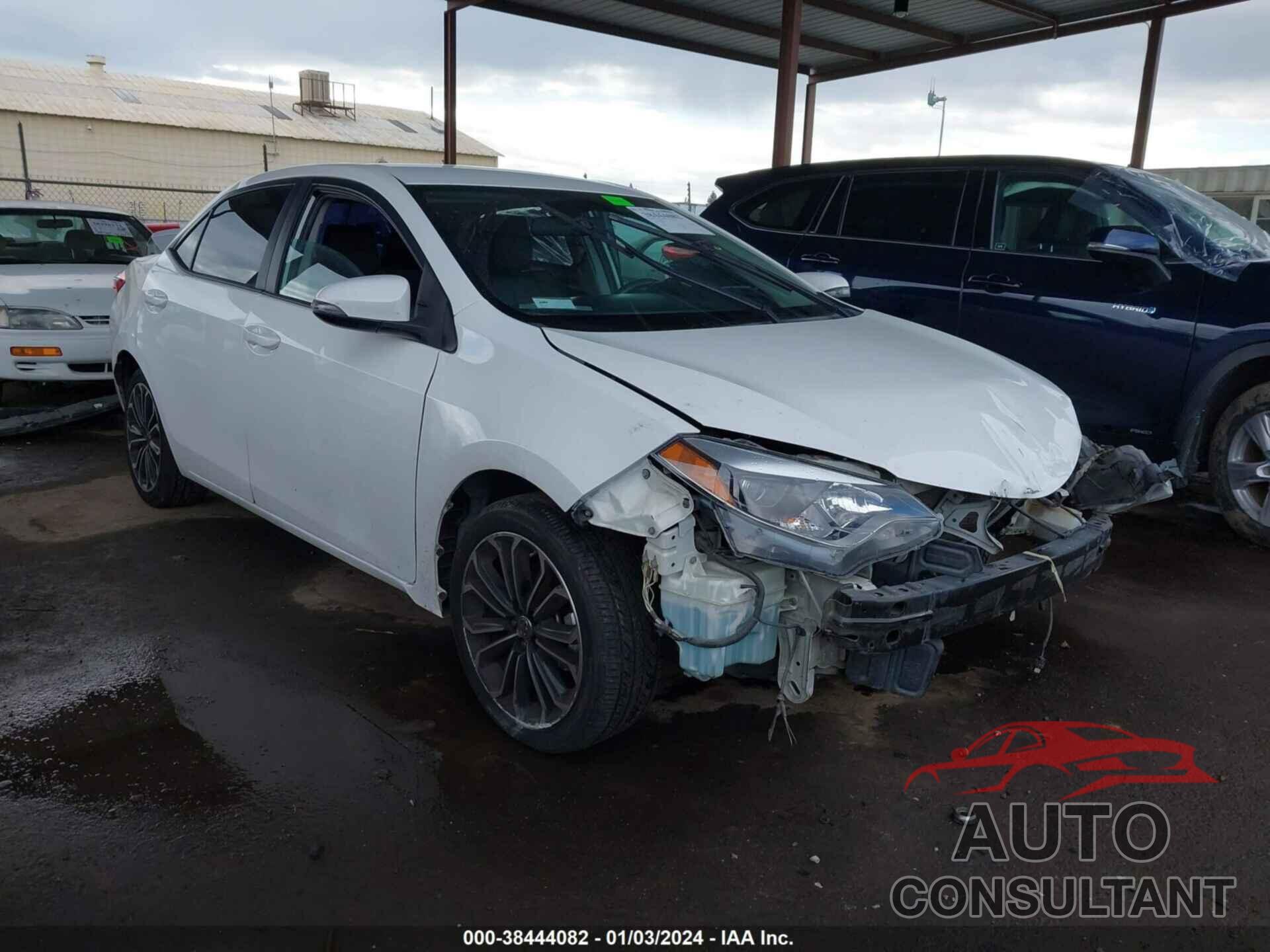 TOYOTA COROLLA 2016 - 5YFBURHE3GP464627