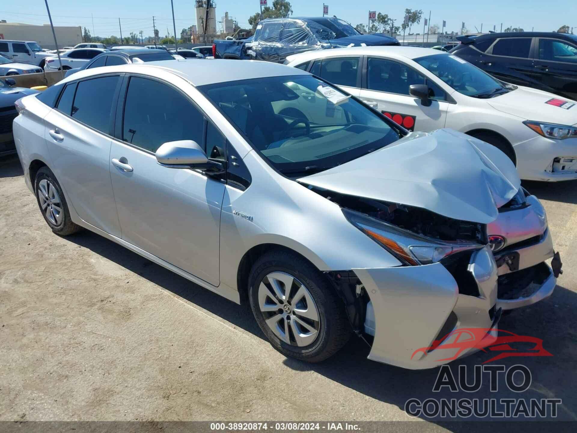 TOYOTA PRIUS 2017 - JTDKBRFU1H3044732