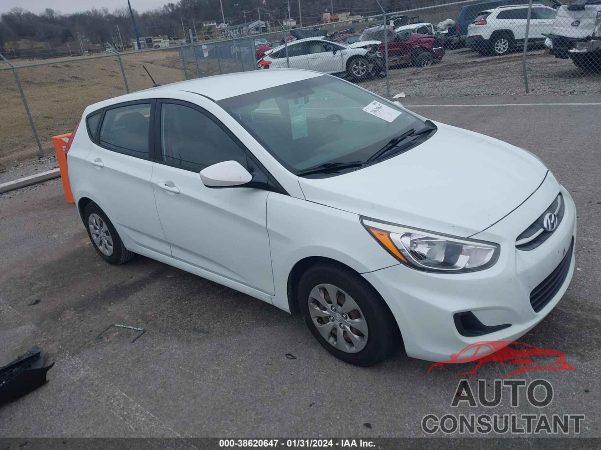 HYUNDAI ACCENT 2016 - KMHCT5AE2GU261009