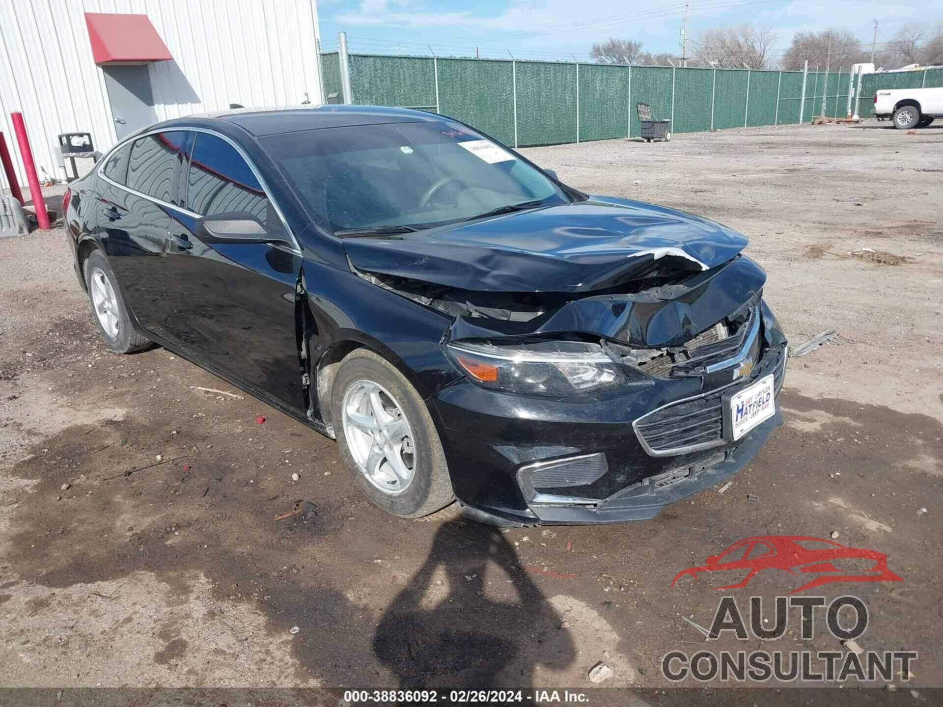 CHEVROLET MALIBU 2016 - 1G1ZC5ST6GF262804