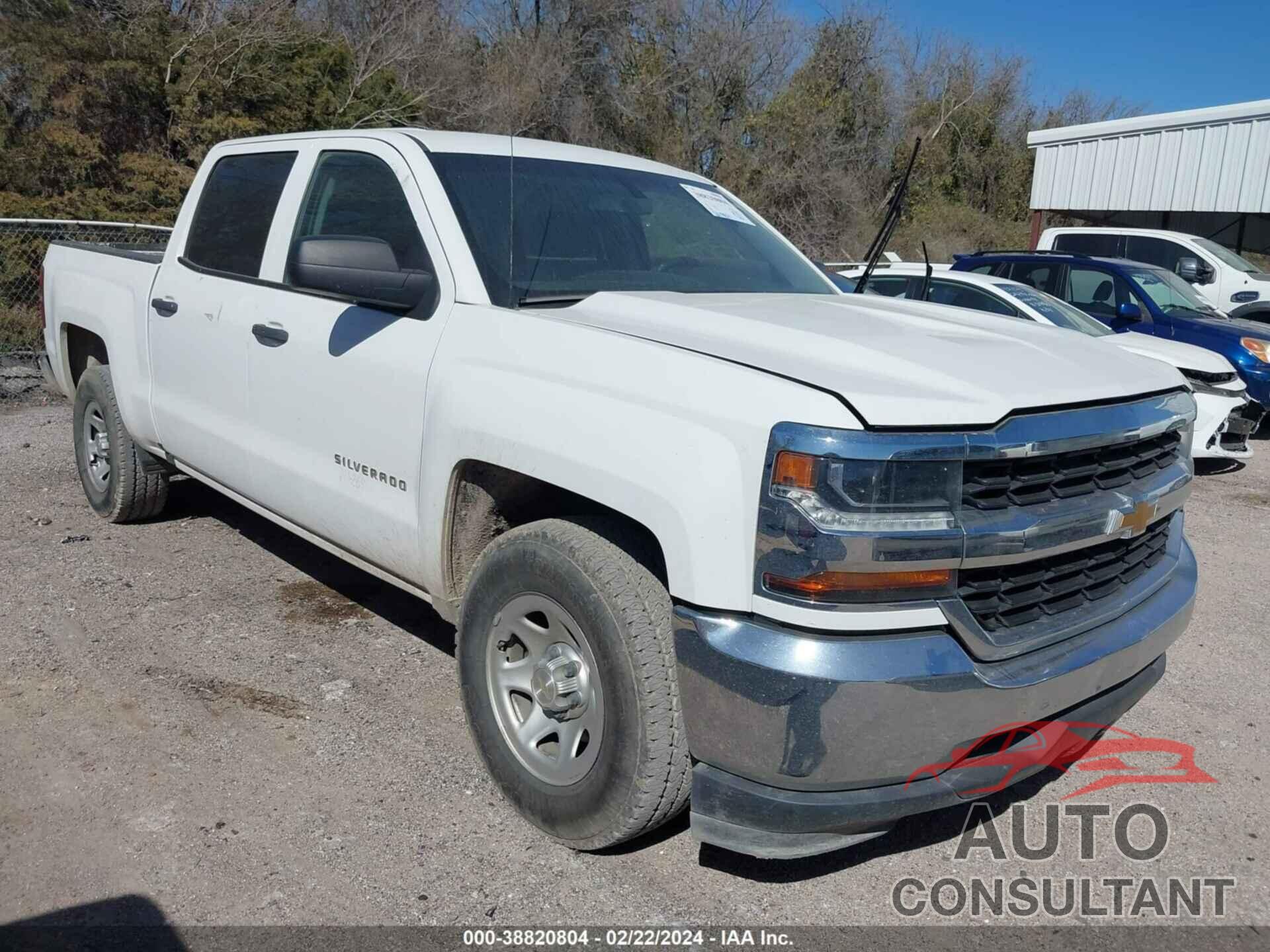 CHEVROLET SILVERADO 1500 2018 - 3GCPCNEC9JG581274