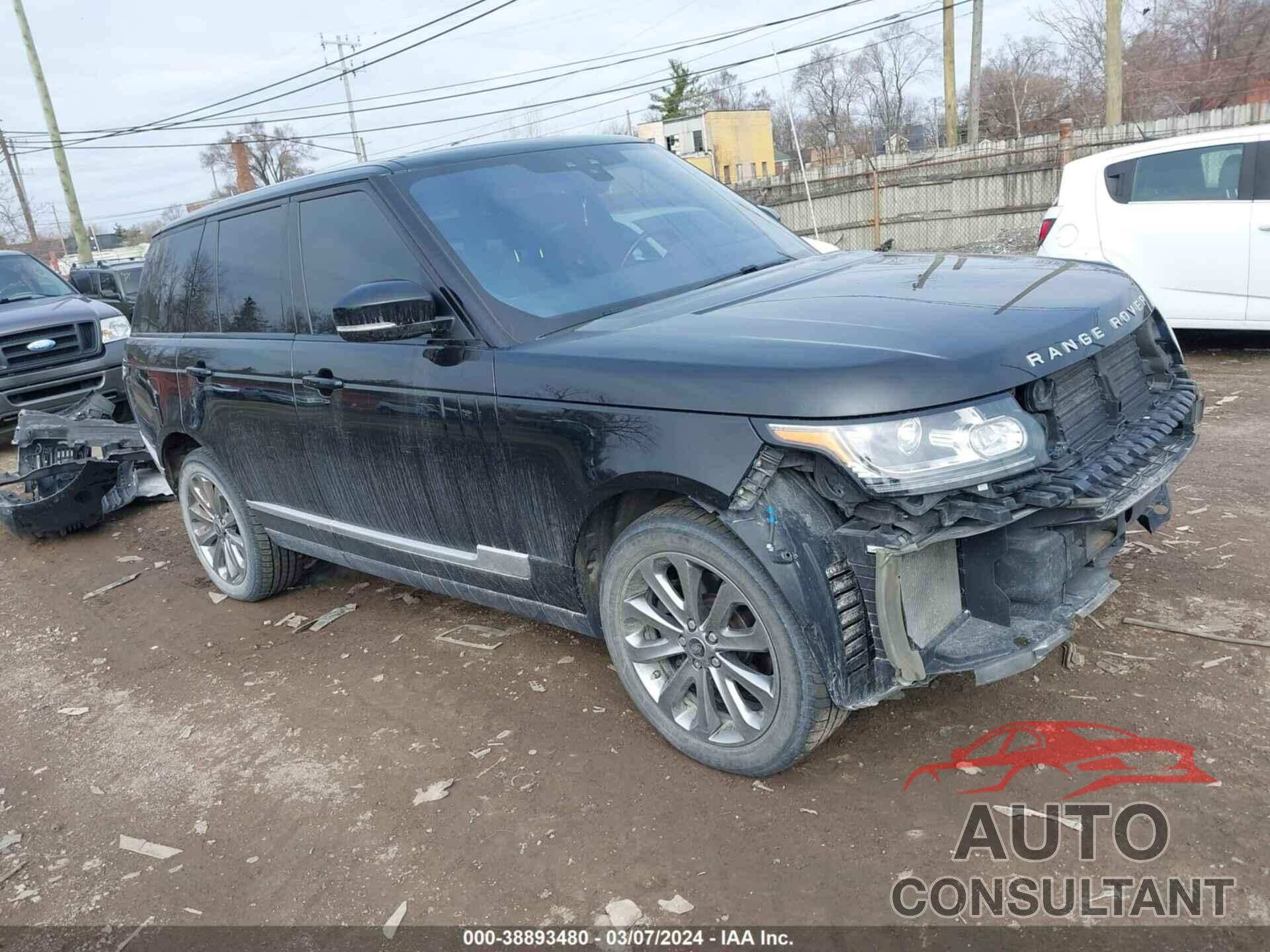 LAND ROVER RANGE ROVER 2017 - SALGR2FVXHA325322