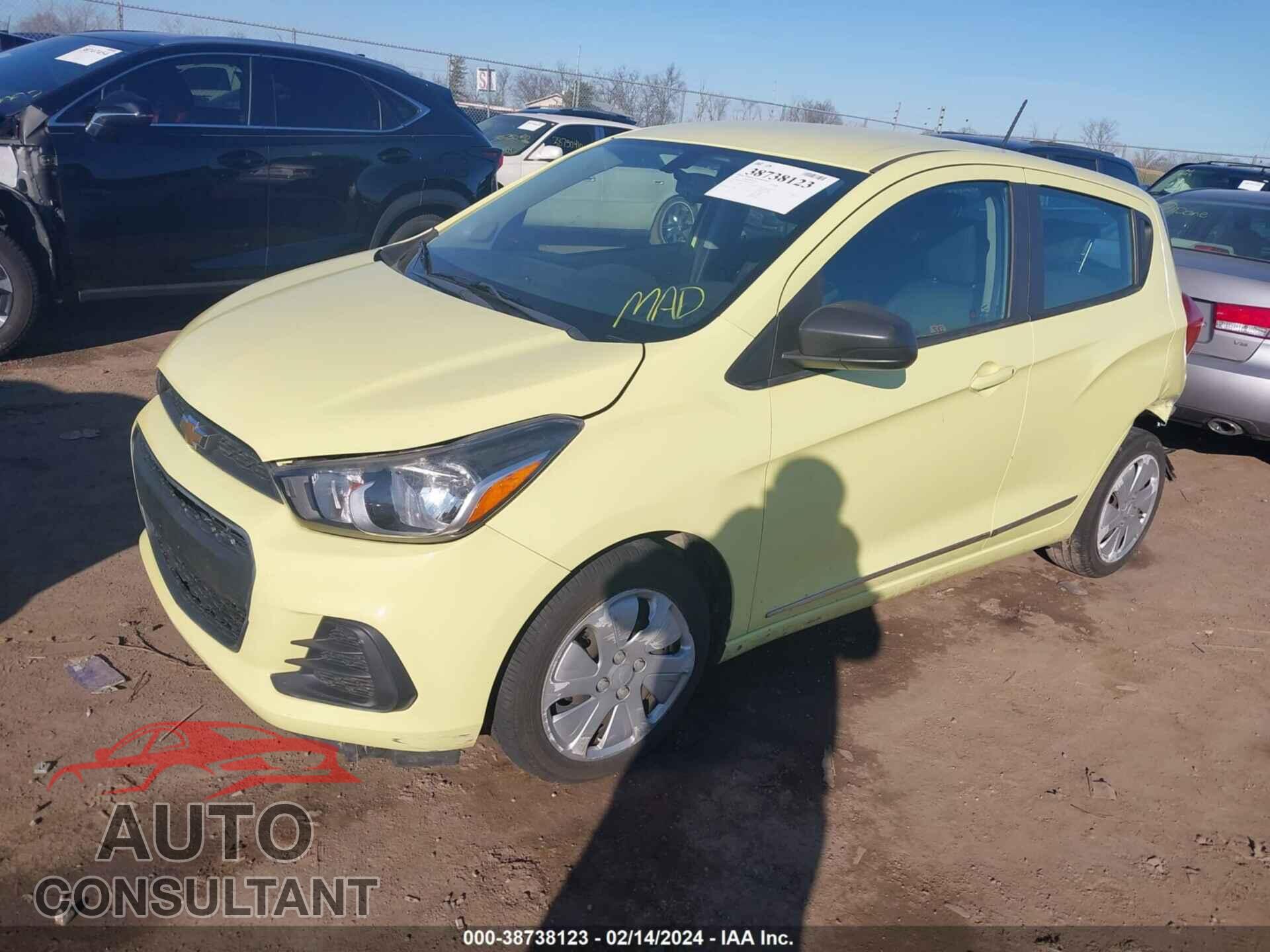 CHEVROLET SPARK 2017 - KL8CB6SA7HC763149