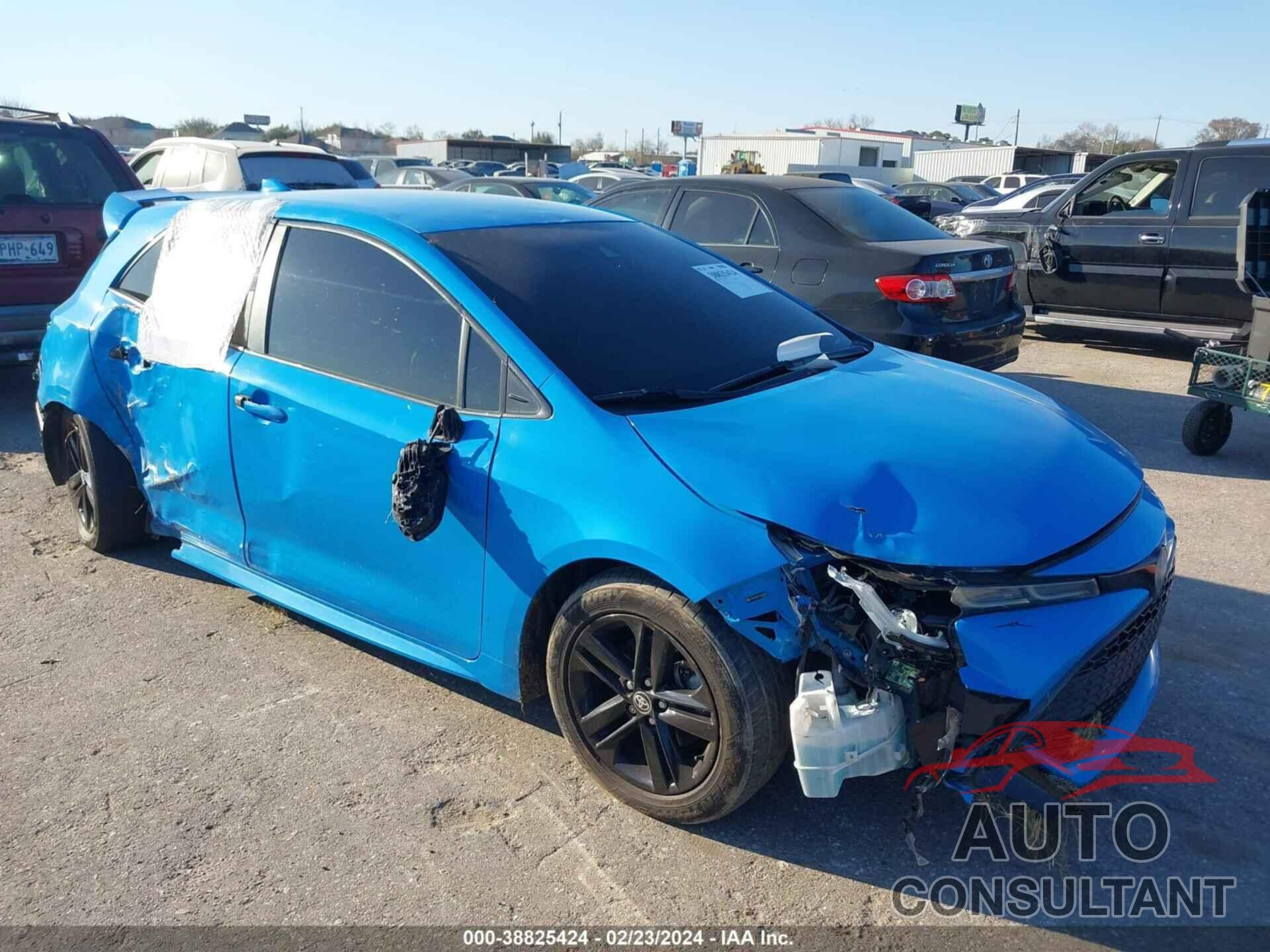 TOYOTA COROLLA 2019 - JTNK4RBE5K3003886
