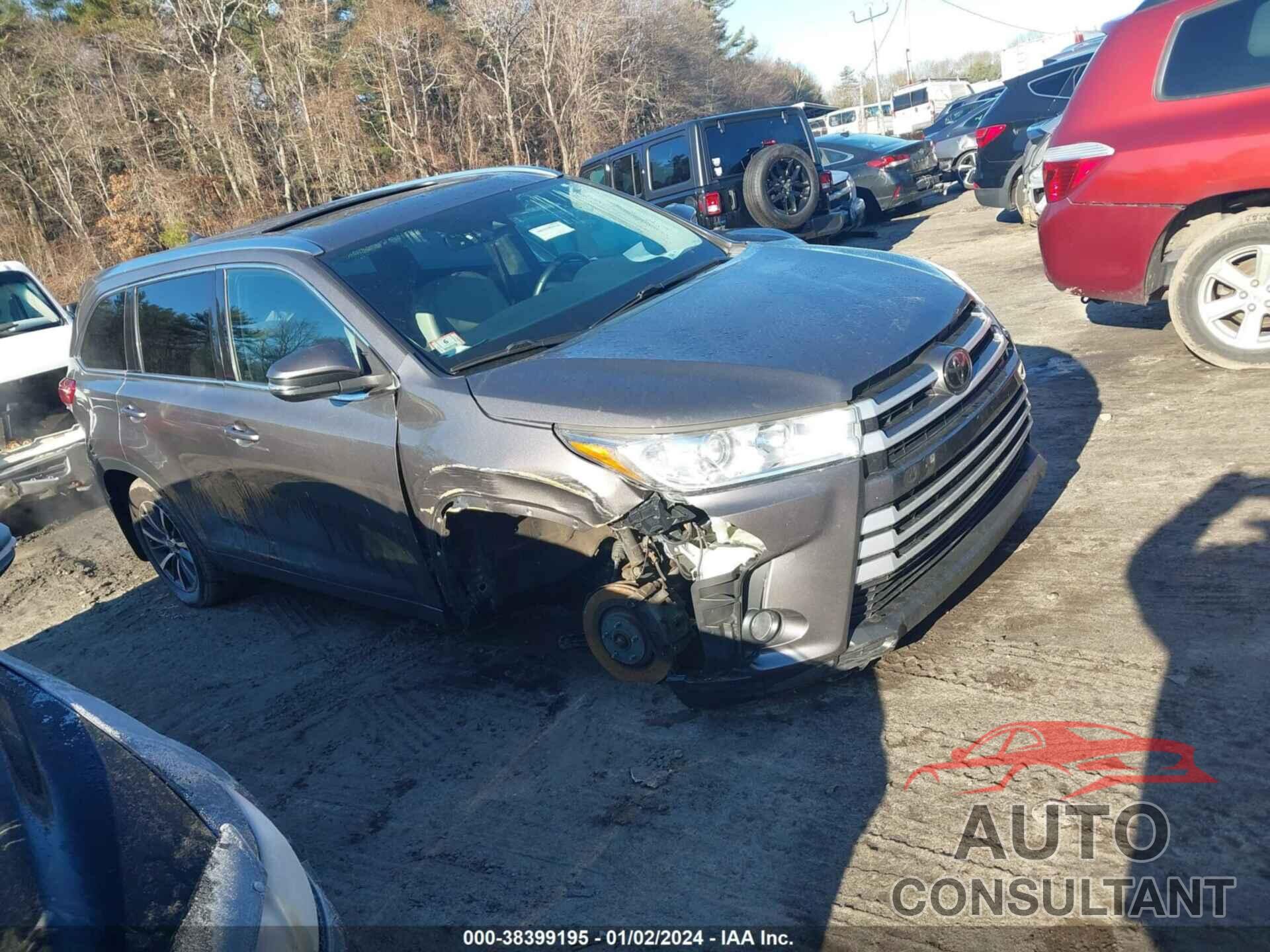 TOYOTA HIGHLANDER 2017 - 5TDJZRFH2HS408519