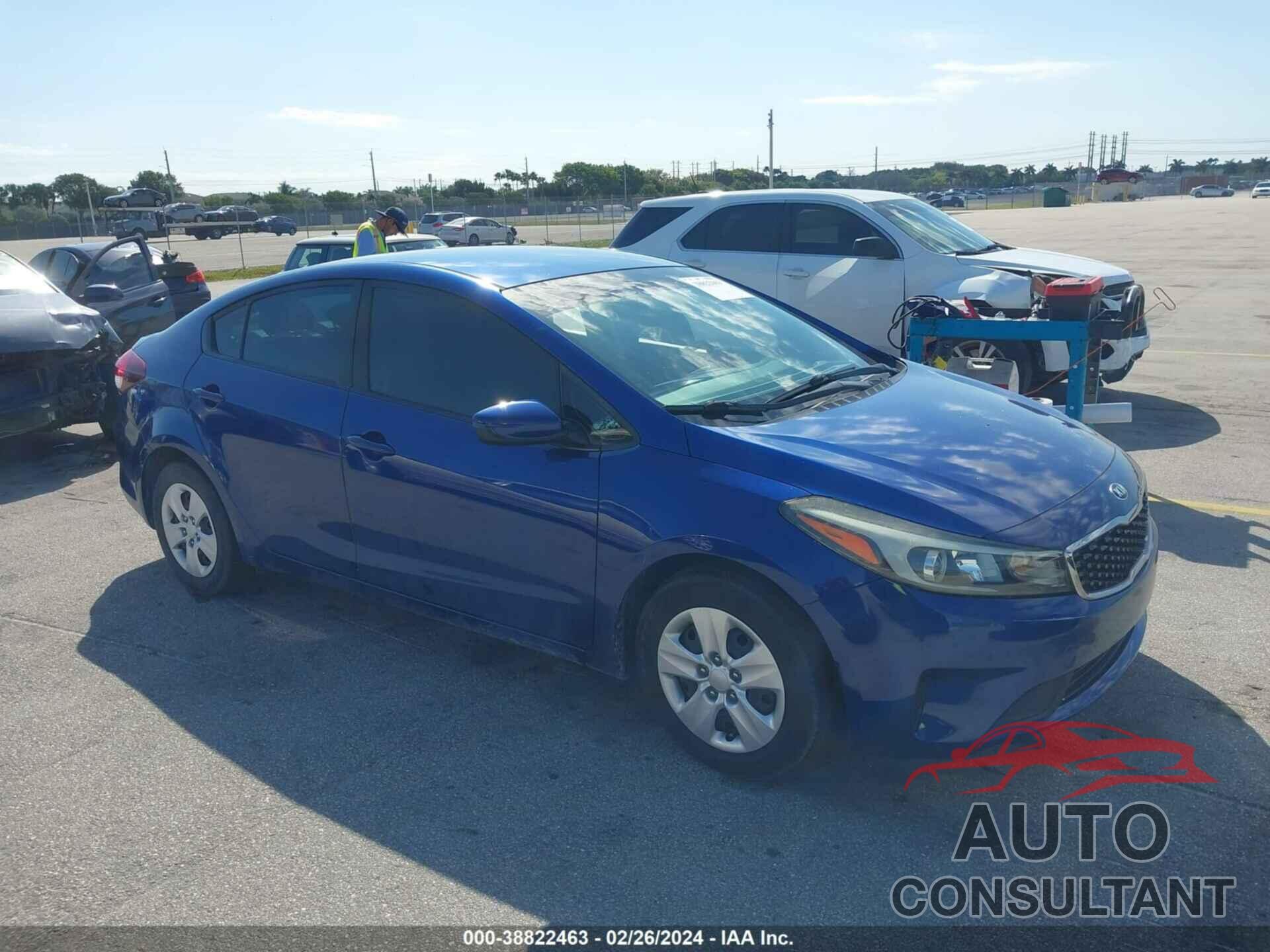 KIA FORTE 2017 - 3KPFK4A74HE041502