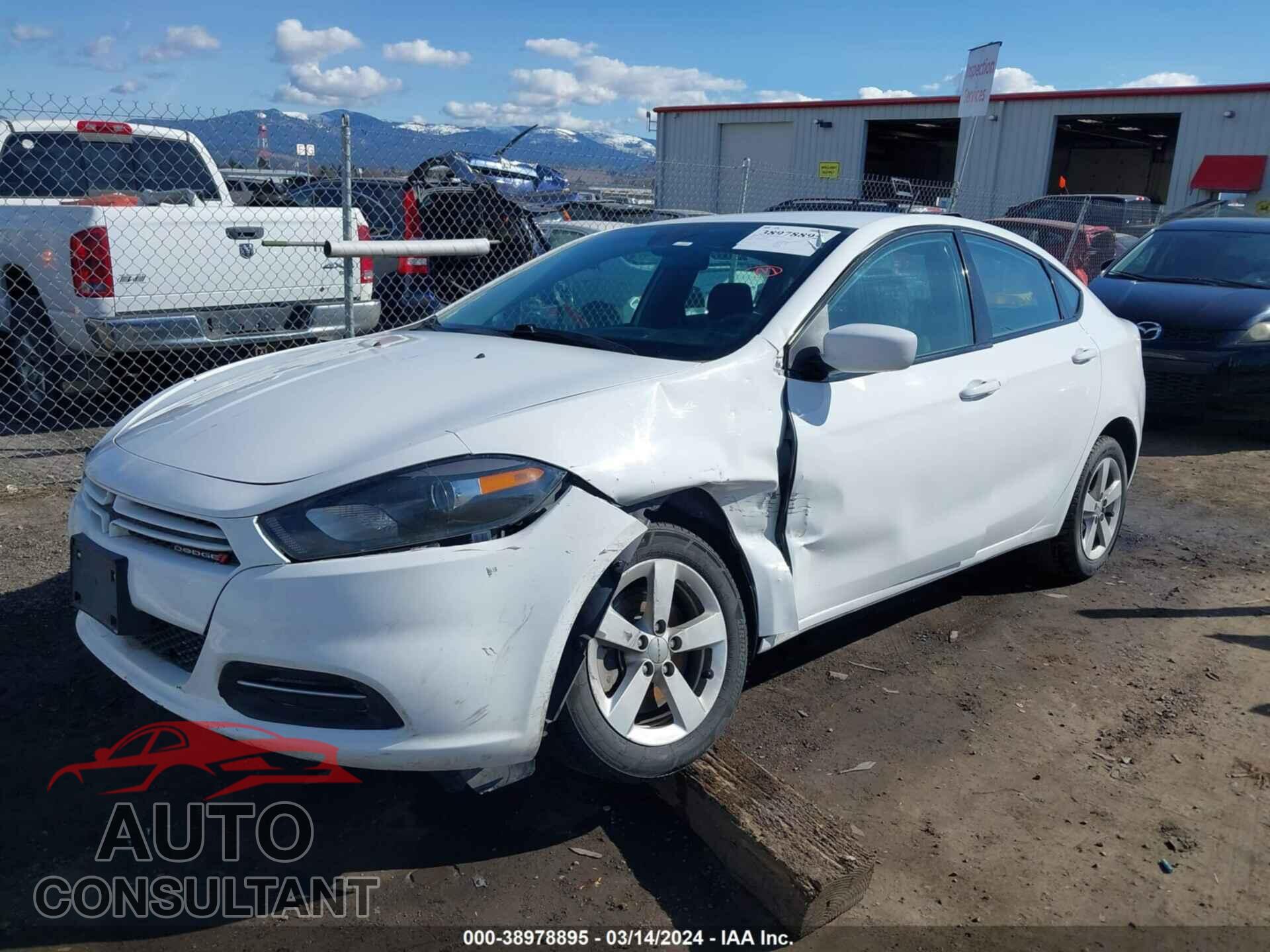 DODGE DART 2016 - 1C3CDFBB9GD762110