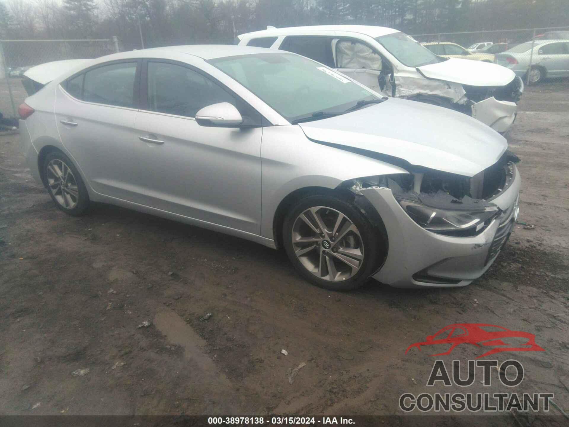 HYUNDAI ELANTRA 2017 - 5NPD84LF0HH186073