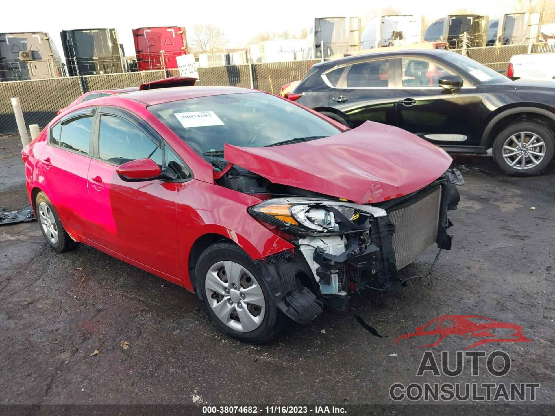 KIA FORTE 2016 - KNAFK4A67G5617999