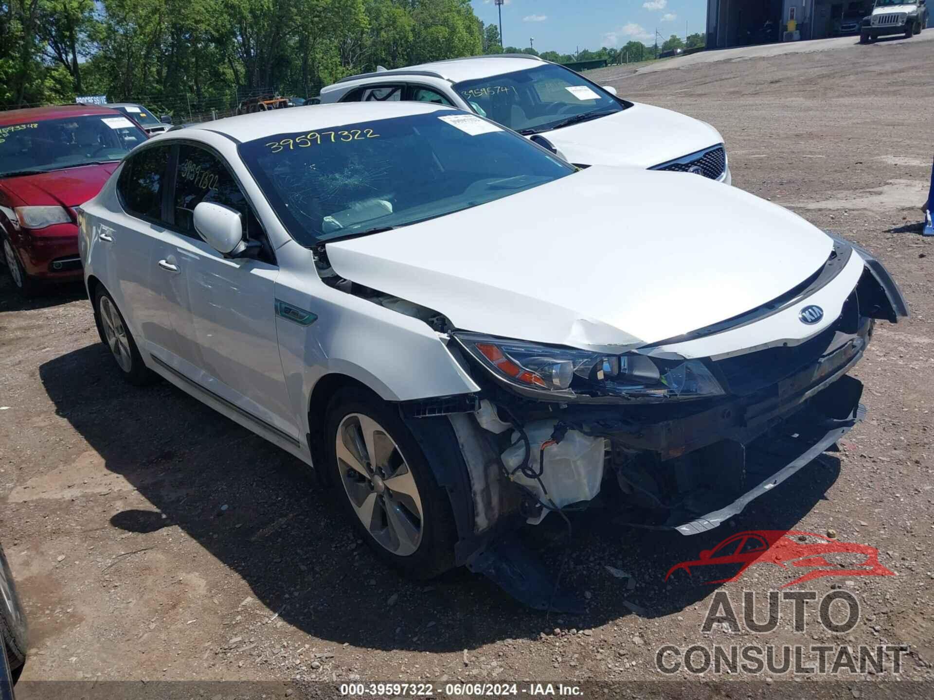 KIA OPTIMA HYBRID 2016 - KNAGN4AD5G5098445