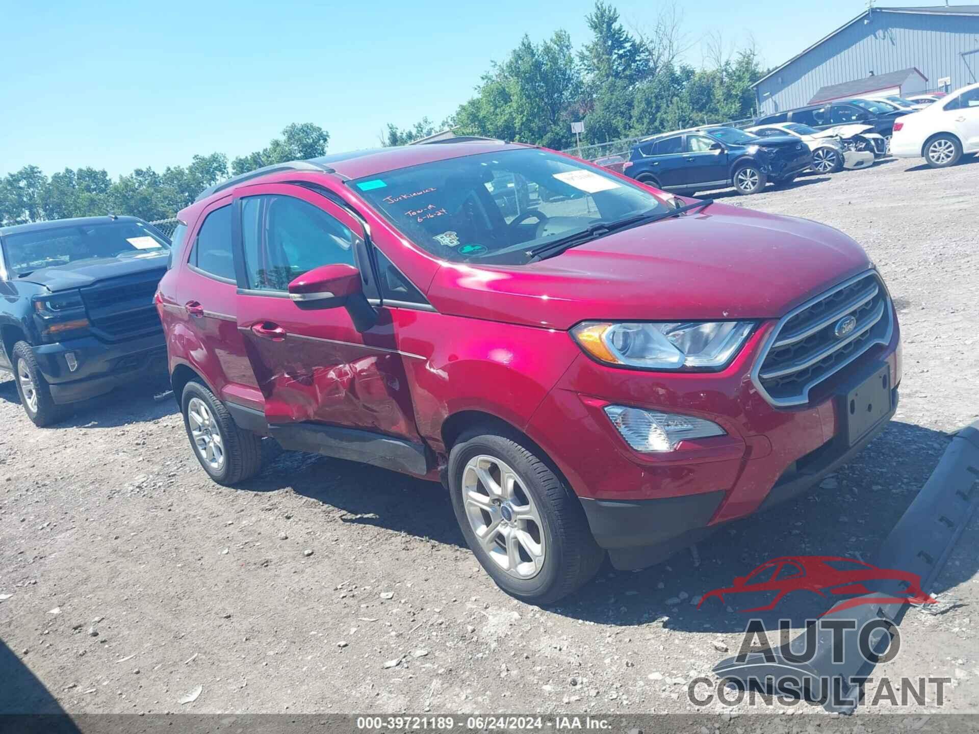 FORD ECOSPORT 2019 - MAJ3S2GE5KC278646