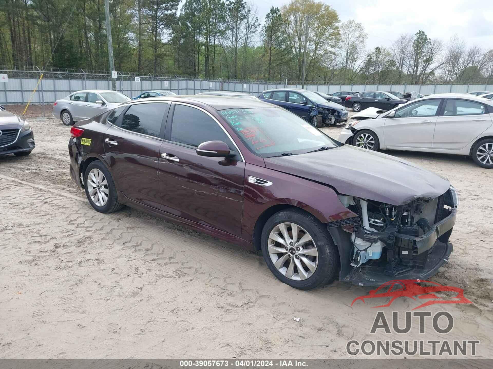 KIA OPTIMA 2016 - 5XXGT4L39GG024647