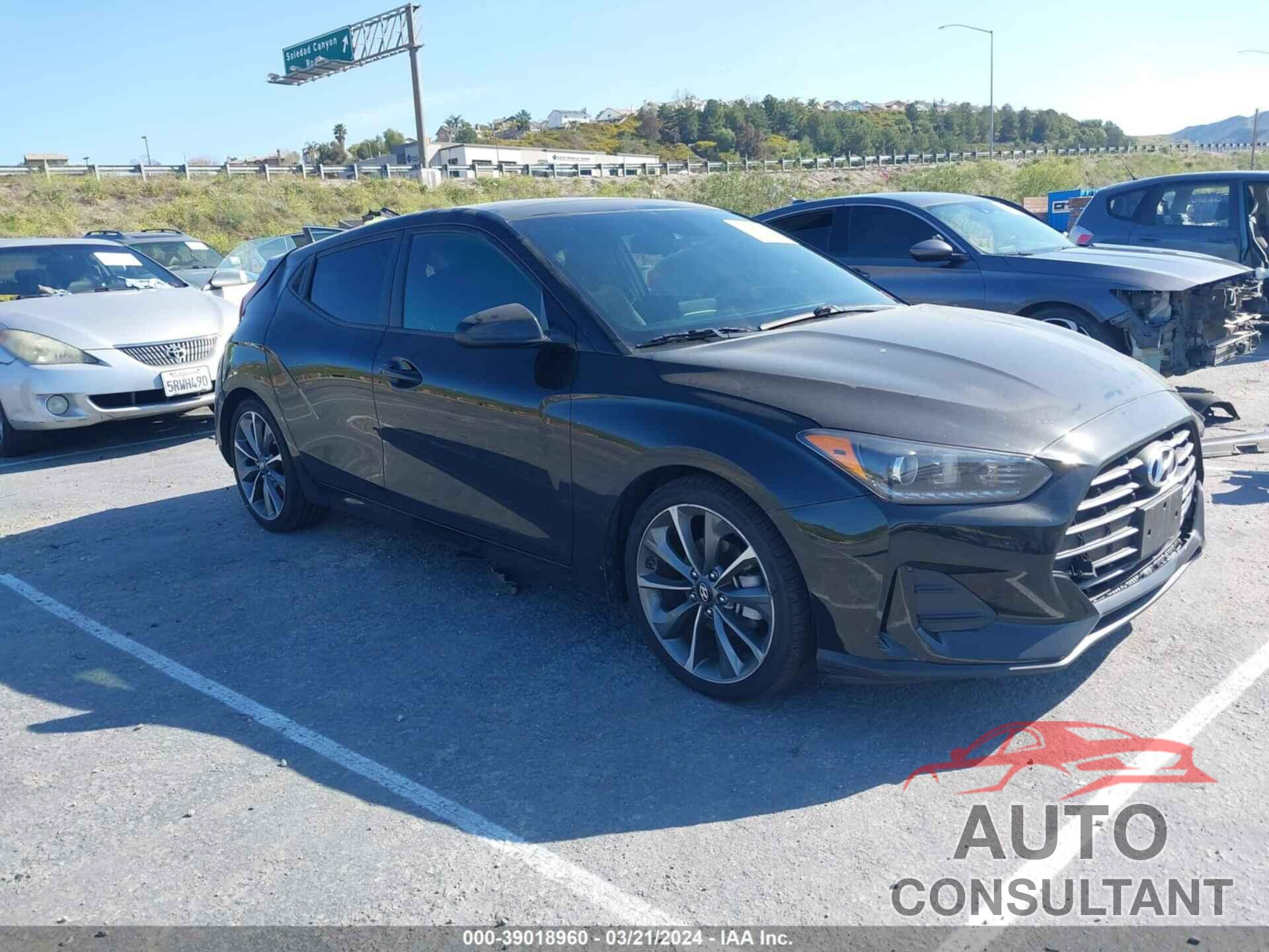 HYUNDAI VELOSTER 2019 - KMHTG6AF8KU015285