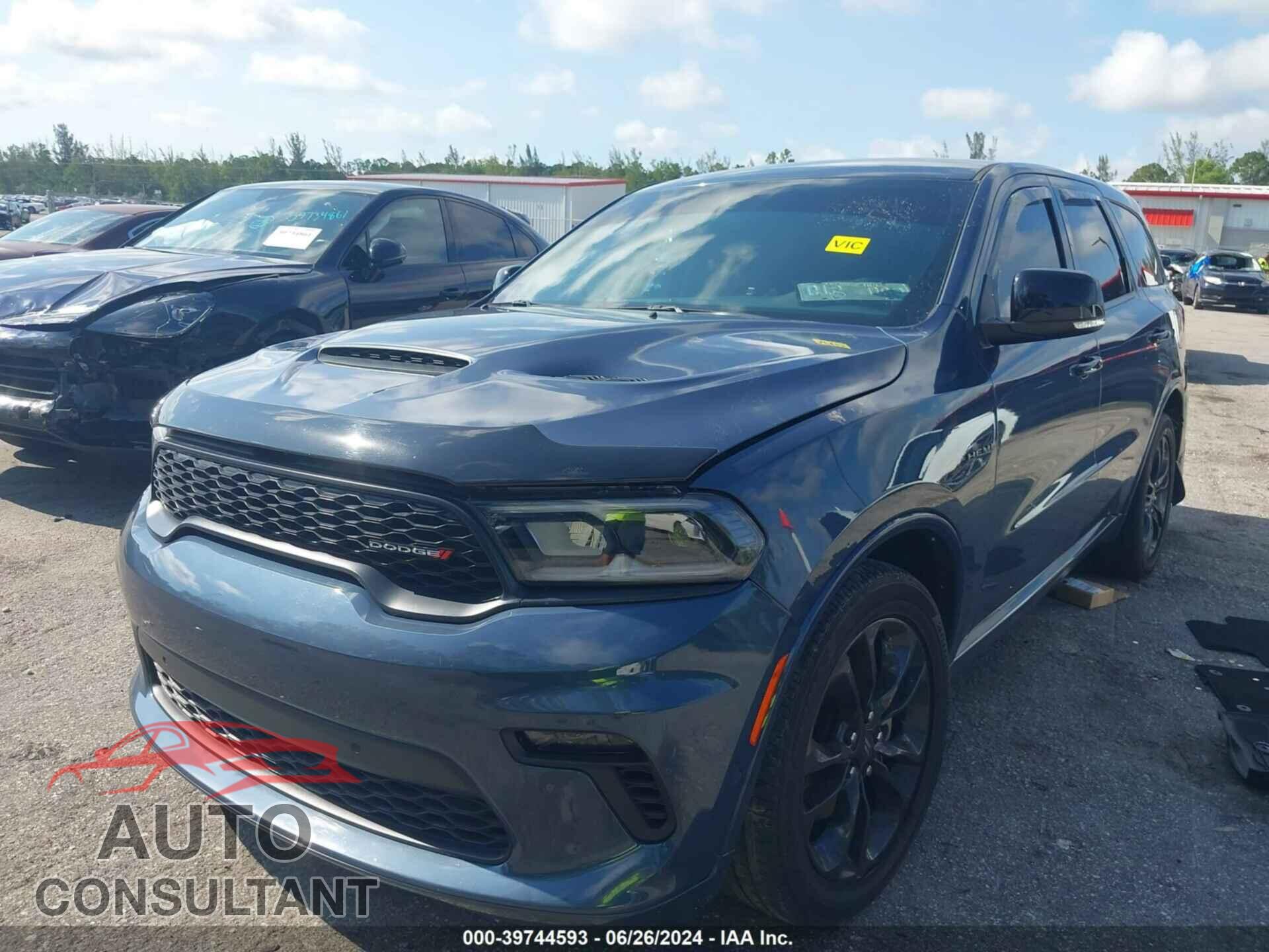 DODGE DURANGO 2021 - 1C4SDHCTXMC519045