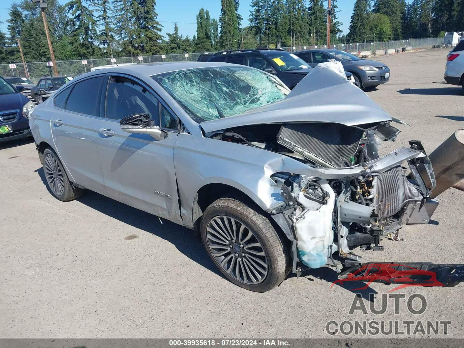 FORD FUSION HYBRID 2017 - 3FA6P0RU4HR368887