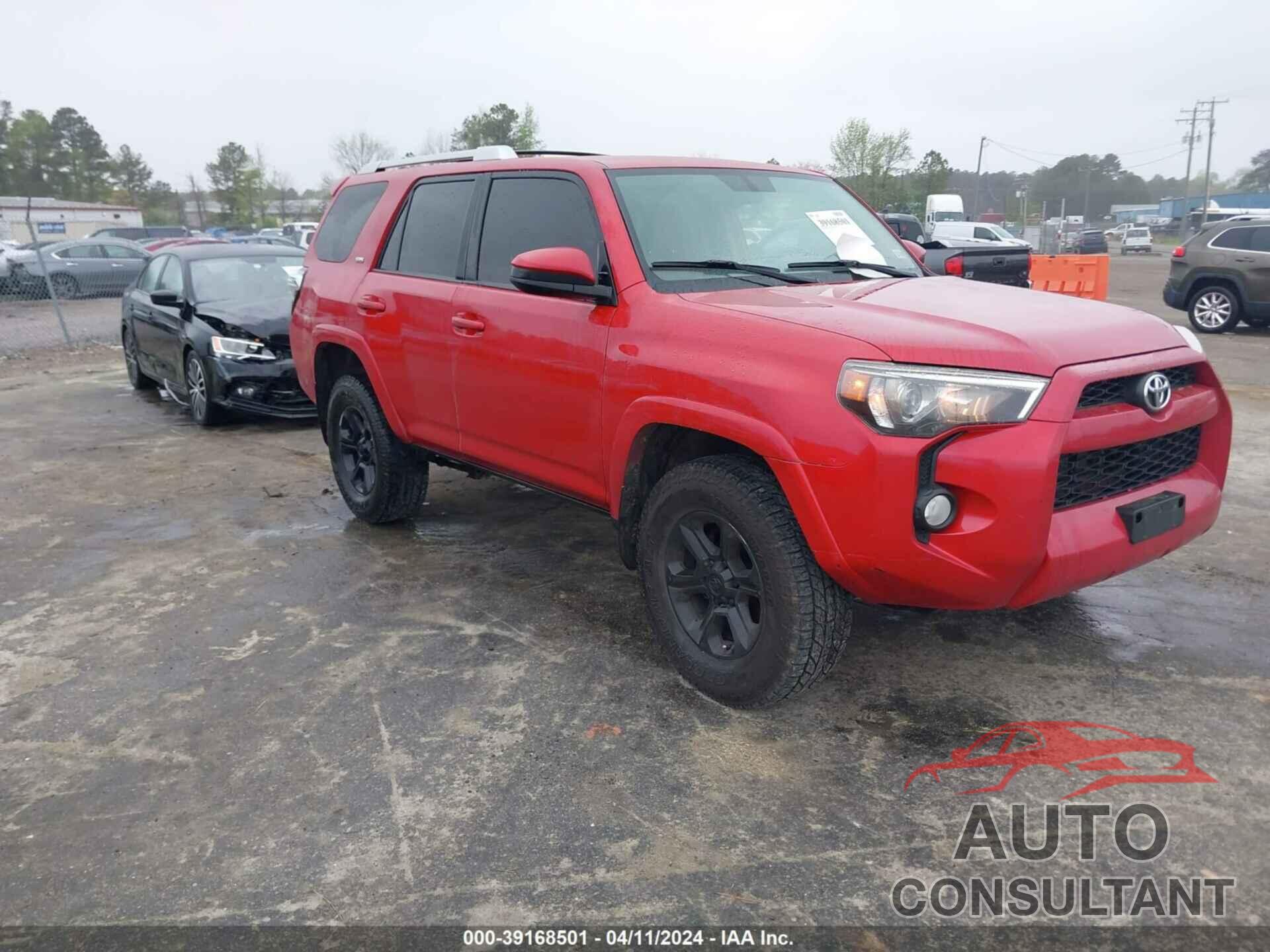 TOYOTA 4RUNNER 2016 - JTEBU5JR4G5397275