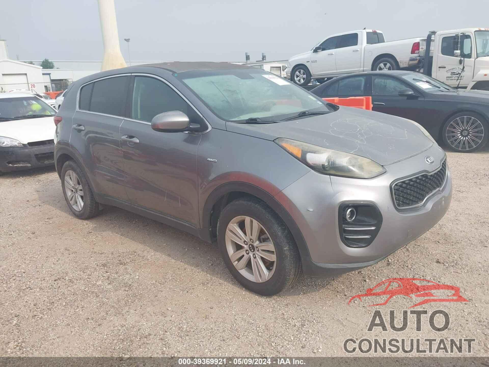 KIA SPORTAGE 2017 - KNDPMCAC3H7104031