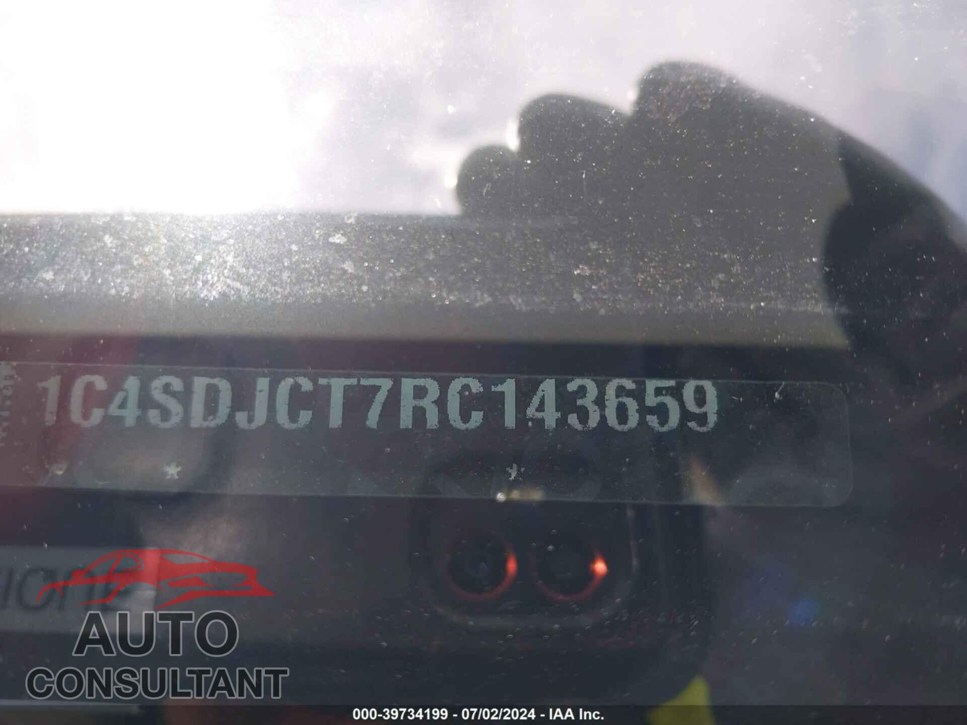 DODGE DURANGO 2024 - 1C4SDJCT7RC143659