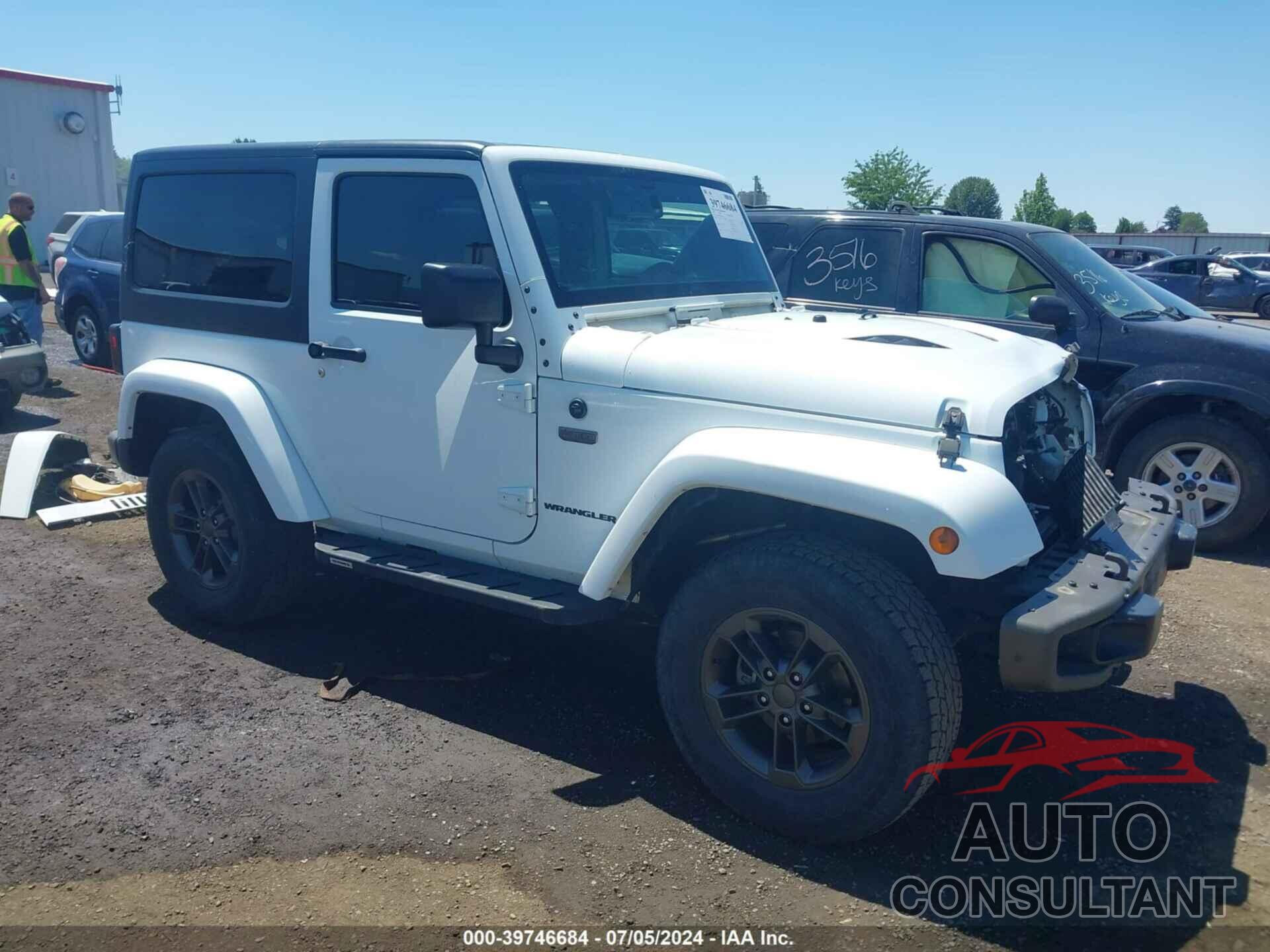 JEEP WRANGLER 2017 - 1C4AJWBG1HL554897
