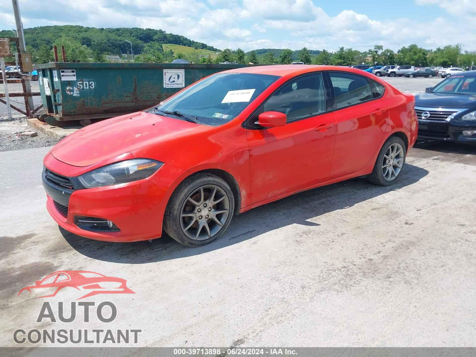 DODGE DART 2015 - 1C3CDFBB4FD237941